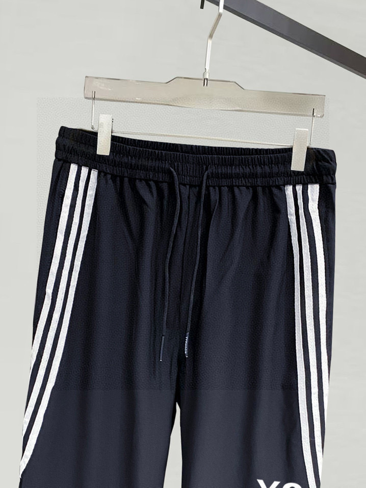  Y-3 同步更新 织带长裤 春夏定制高科技面料 舒适无比 家族式织带拼接 运动感超强 尺码：L-4XL