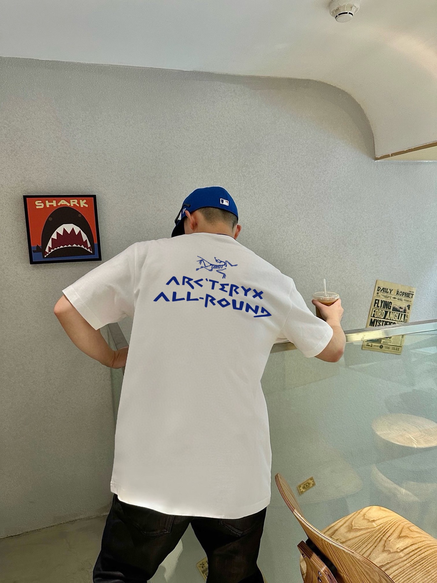 ￼ ￼ ￼ ￼ ￼ ￼ ￼ ￼ ￼￼ 始祖鸟 新款字母印花双层重工短袖T桖 字母图案不管是T桖还是卫衣都