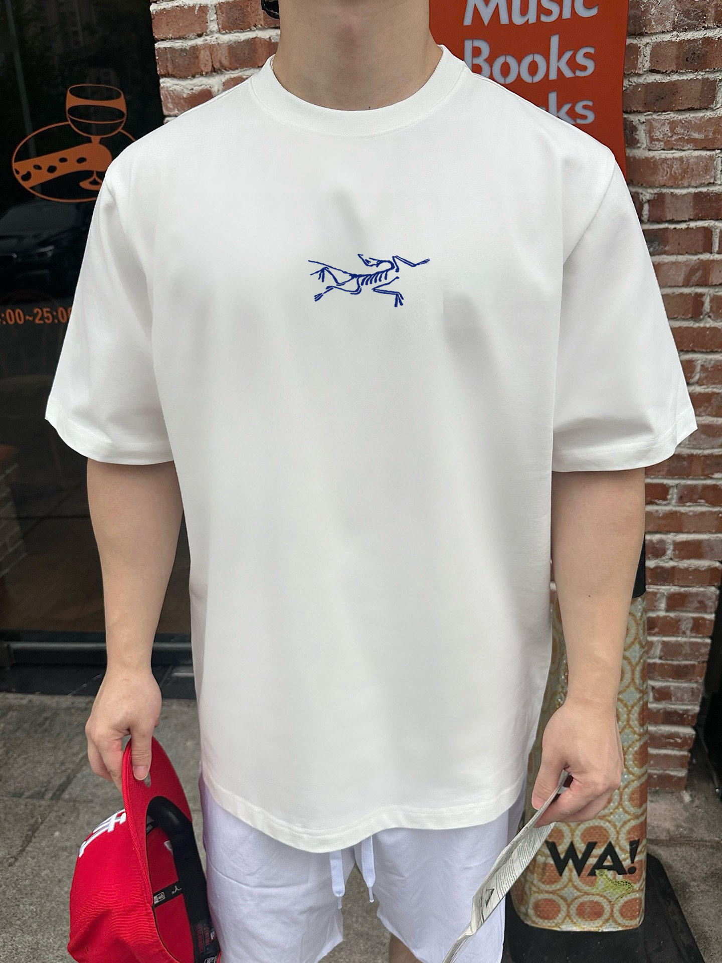 ￼ ￼ ￼ ￼ ￼ ￼ ￼ ￼ ￼￼ 始祖鸟 新款字母印花双层重工短袖T桖 字母图案不管是T桖还是卫衣都