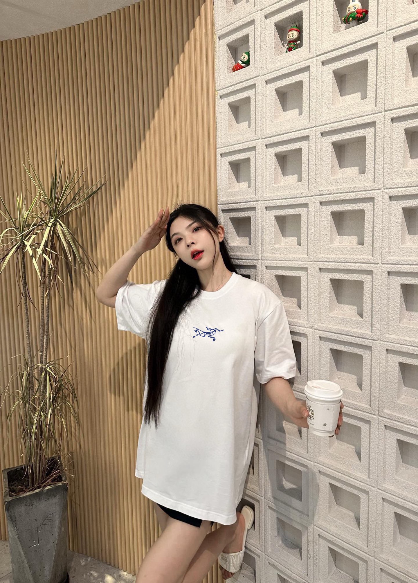 ￼ ￼ ￼ ￼ ￼ ￼ ￼ ￼ ￼￼ 始祖鸟 新款字母印花双层重工短袖T桖 字母图案不管是T桖还是卫衣都