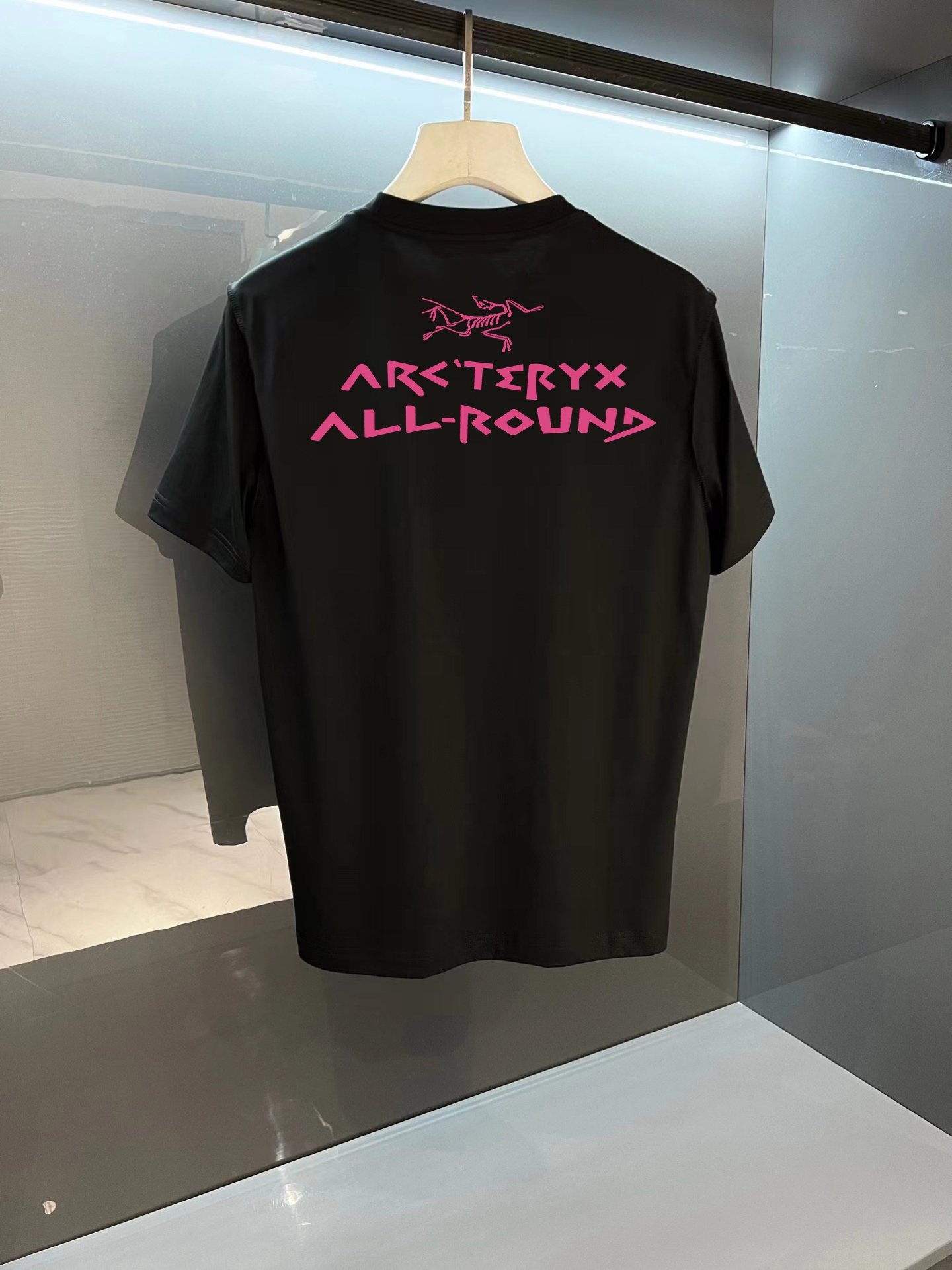 ￼ ￼ ￼ ￼ ￼ 始祖鸟 新款字母印花双层重工短袖T桖 字母图案不管是T桖还是卫衣都是每年的爆款单品 