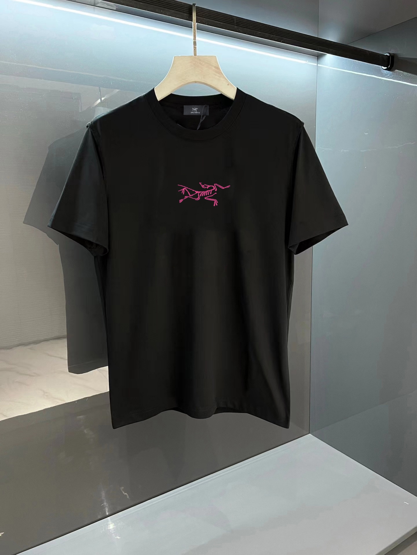 ￼ ￼ ￼ ￼ ￼ 始祖鸟 新款字母印花双层重工短袖T桖 字母图案不管是T桖还是卫衣都是每年的爆款单品 