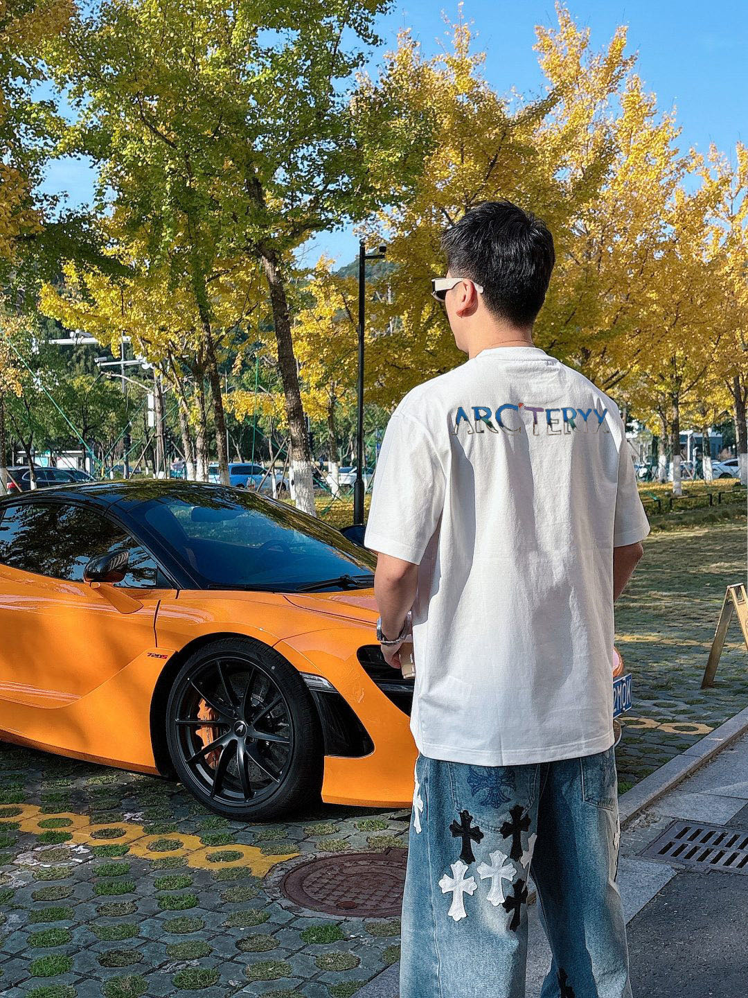 ￼ ￼ ￼ ￼ ￼ 始祖鸟 新款字母印花双层重工短袖T桖 字母图案不管是T桖还是卫衣都是每年的爆款单品 