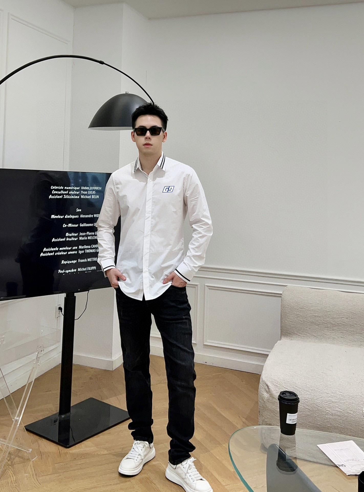 ￼ ￼ ￼ ￼ ￼ ￼ ￼ ￼ 酷奇 专柜最新春款男士必备款衬衫，100%天然棉，舒服透气，原单狠货，原