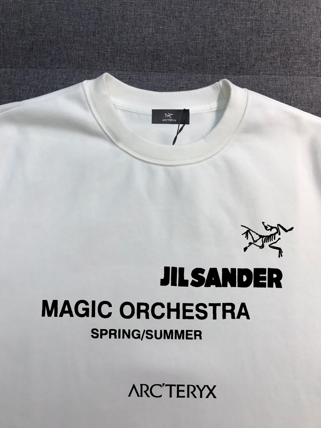 ￼ ￼ ￼ ￼ ￼ ￼ 始祖鸟 官网 新款字母印花双层重工字母图案不管是T桖还是卫衣都是每年的爆款单品 