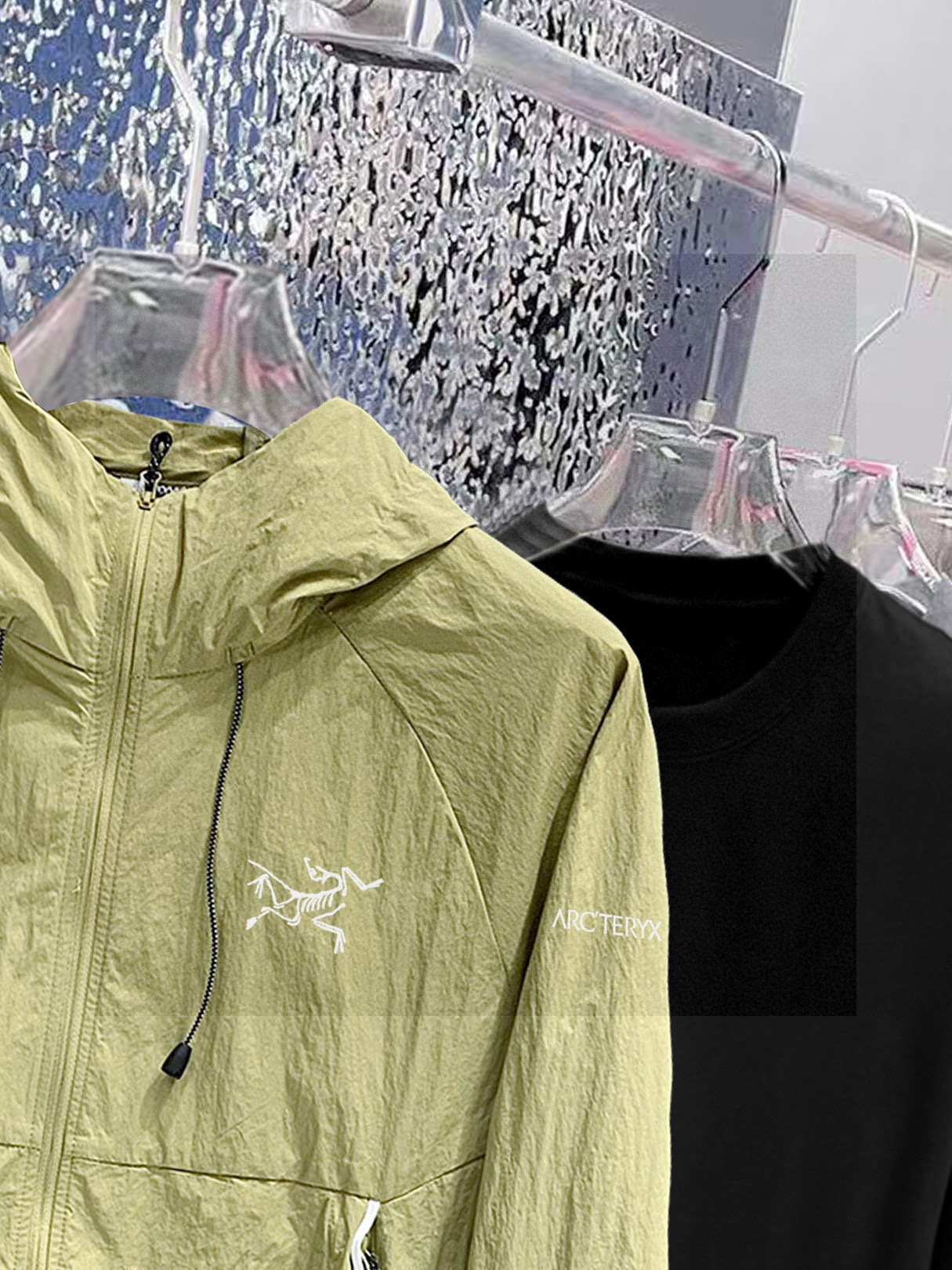 始祖鸟 官网同款防晒轻薄风壳防晒衣皮肤衣 炎热而多变的天气冒险活动时穿着。squamish连采用tyon