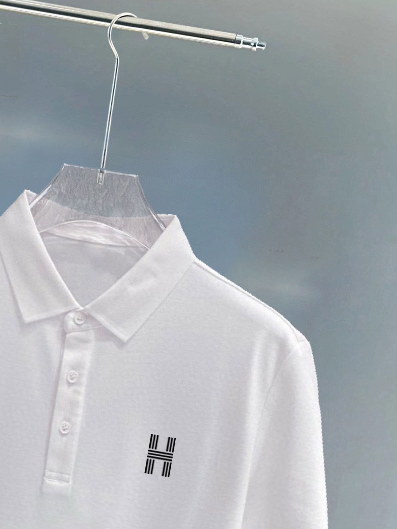 ￼ ￼ ￼ ￼ 高端面料 爱马仕 2025 ss夏季新款 logo男士翻领Polo衫！经典商务男款，高端