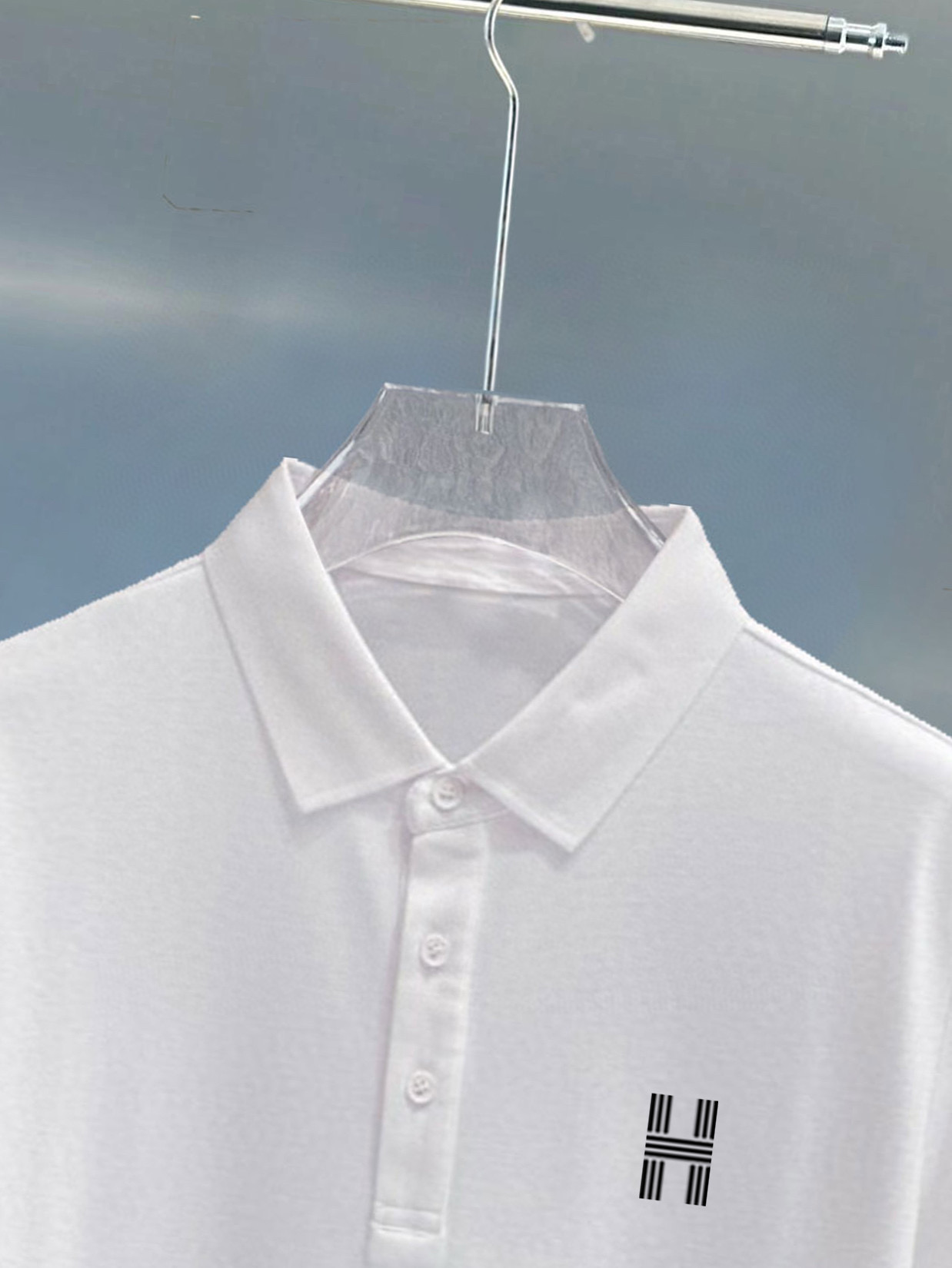 ￼ ￼ ￼ ￼ 高端面料 爱马仕 2025 ss夏季新款 logo男士翻领Polo衫！经典商务男款，高端