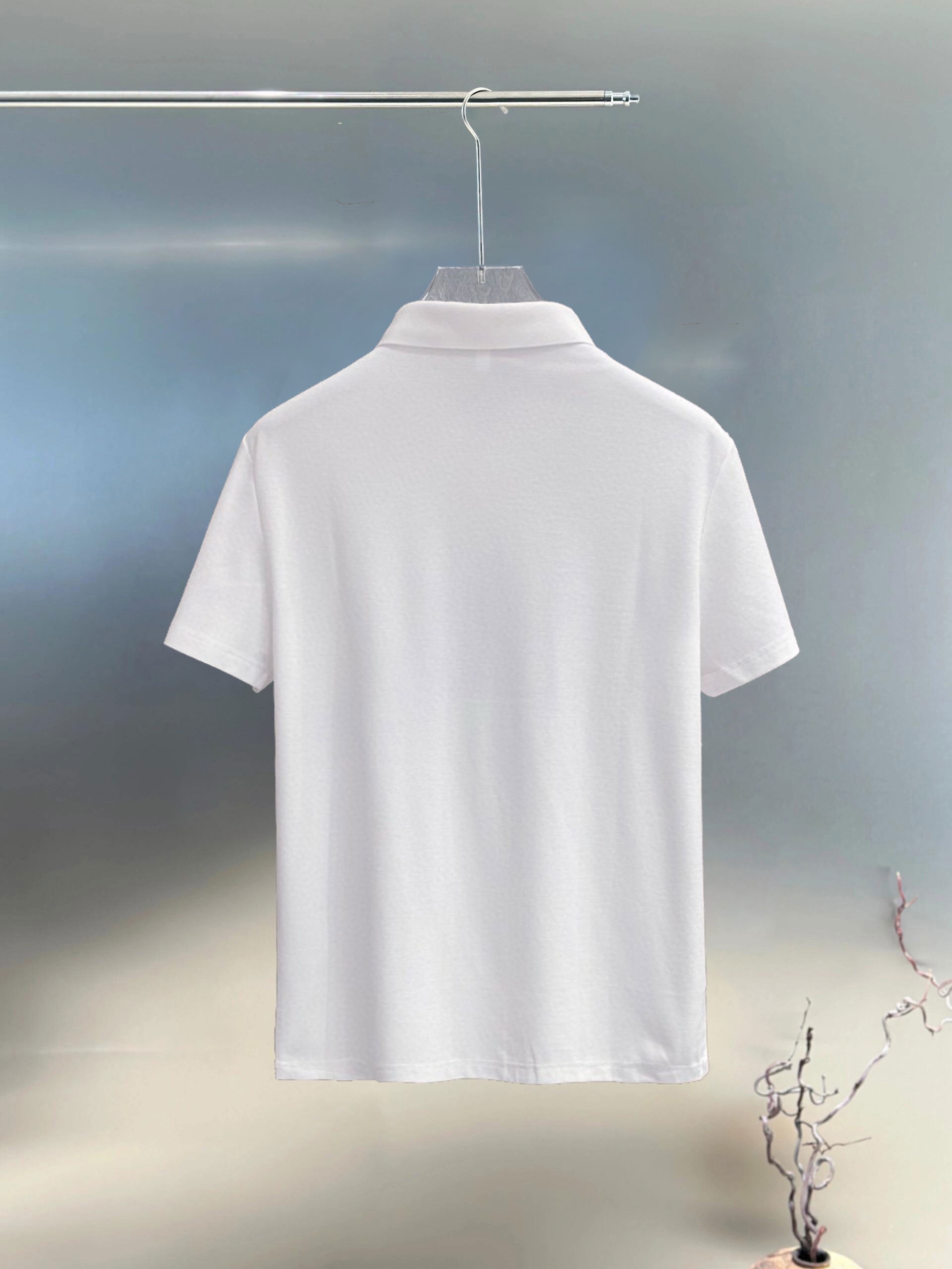 ￼ ￼ ￼ ￼ 高端面料 爱马仕 2025 ss夏季新款 logo男士翻领Polo衫！经典商务男款，高端