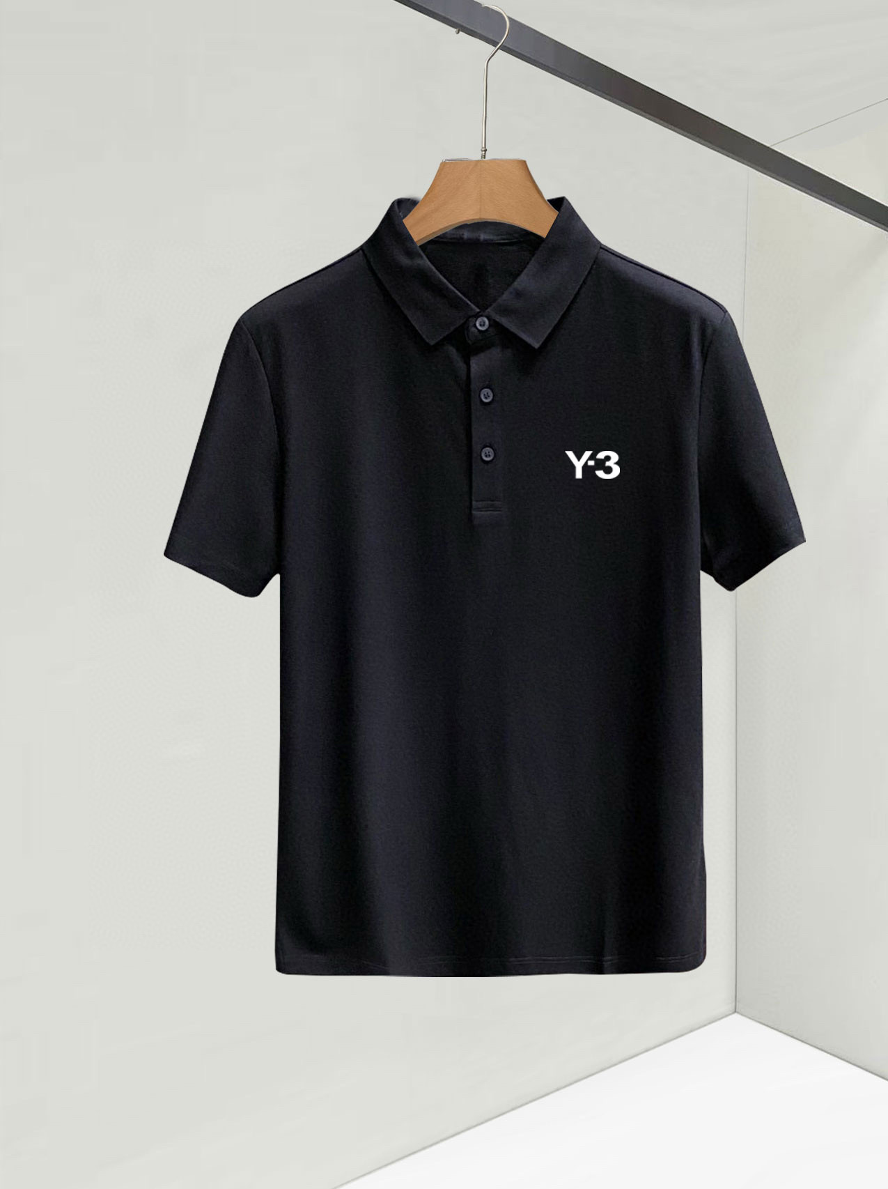 ￼ ￼ ￼ ￼ ￼ ￼ ￼ ￼ 高端面料  Y-3 2025 ss夏季新款 logo男士翻领Polo衫！