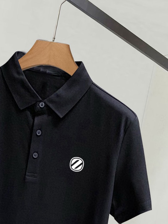 ￼ ￼ ￼ ￼ 高端面料 杰尼亚 2025 ss夏季新款 logo男士翻领Polo衫！经典商务男款，高端