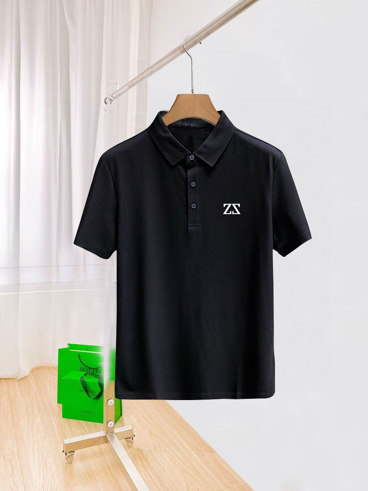 ￼ ￼ ￼ ￼ 高端面料 杰尼亚 2025 ss夏季新款 logo男士翻领Polo衫！经典商务男款，高端