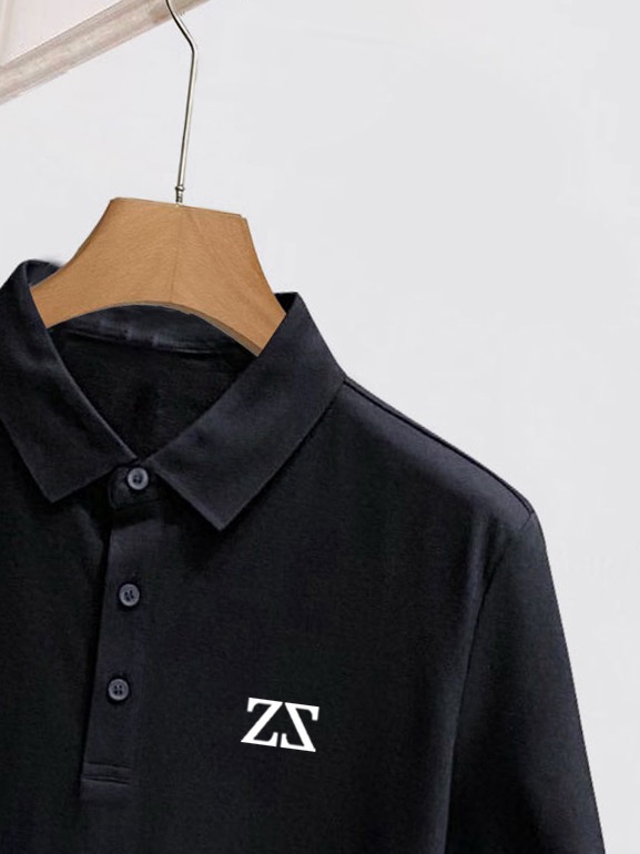 ￼ ￼ ￼ ￼ 高端面料 杰尼亚 2025 ss夏季新款 logo男士翻领Polo衫！经典商务男款，高端
