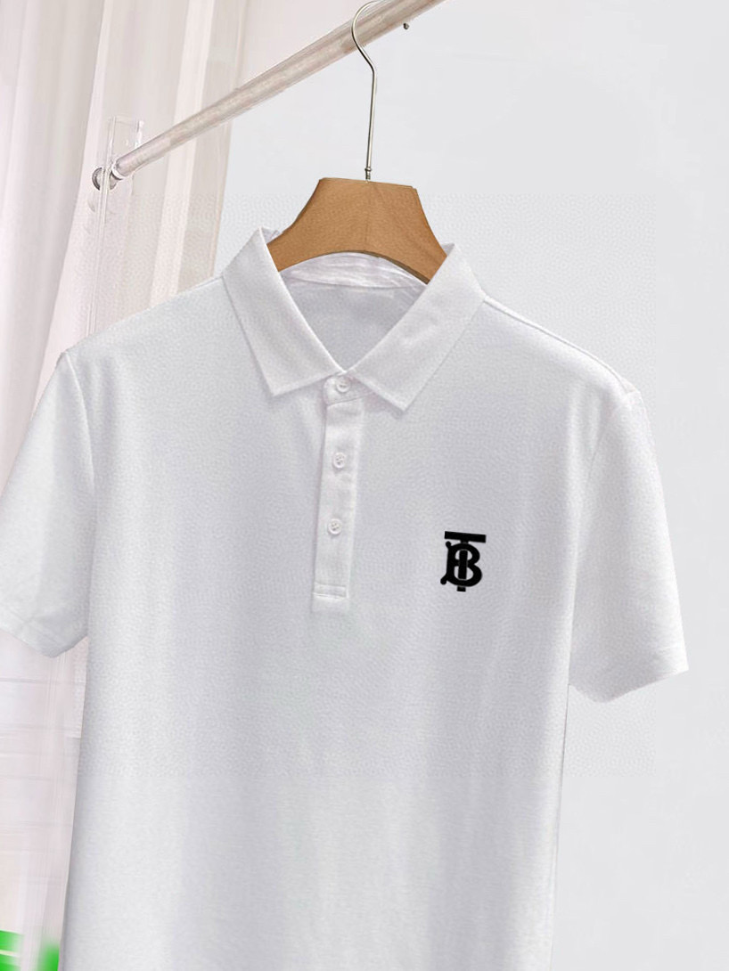 ￼ ￼ ￼ ￼ 高端面料 巴宝莉2025 ss夏季新款 logo男士翻领Polo衫！经典商务男款，高端男