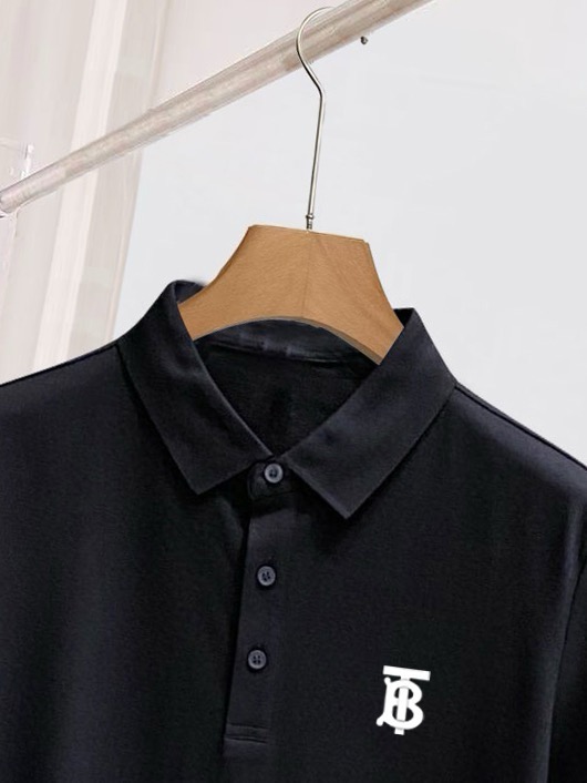 ￼ ￼ ￼ ￼ 高端面料 巴宝莉2025 ss夏季新款 logo男士翻领Polo衫！经典商务男款，高端男