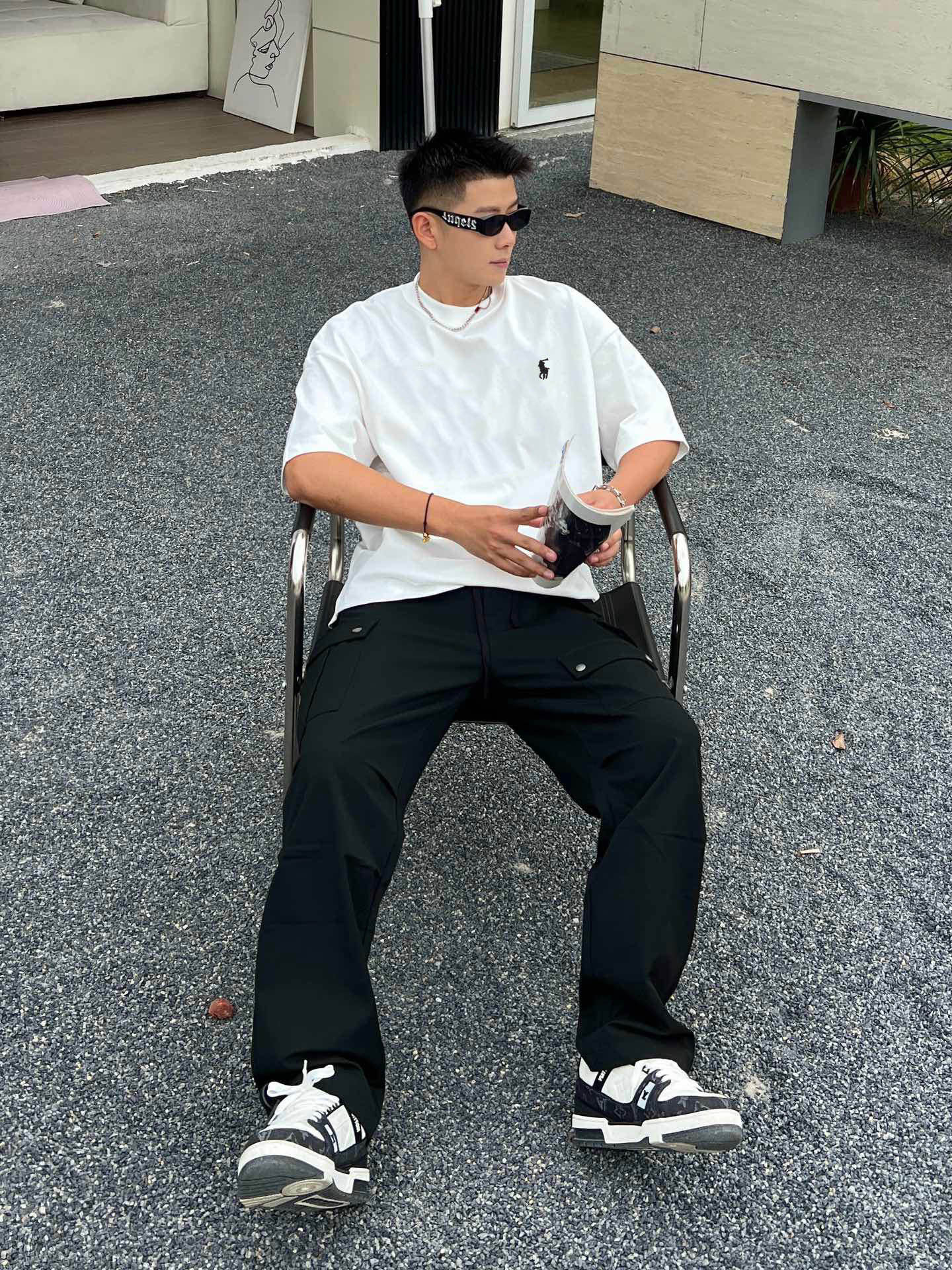 拉夫劳伦 新款字母印花双层重工短袖T桖 字母图案不管是T桖还是卫衣都是每年的爆款单品 前幅大面积印花采用