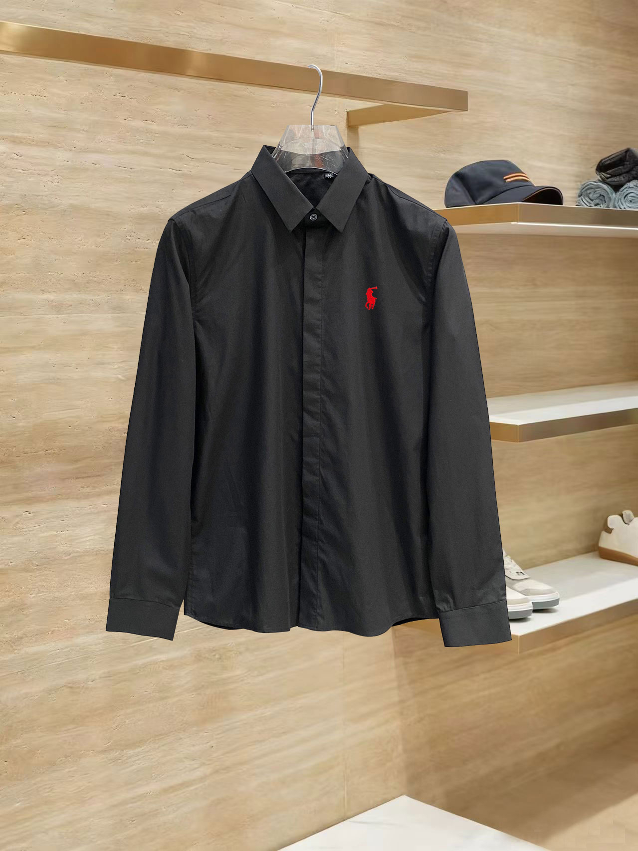 ￼ RA 拉夫劳伦 专柜最新款男士必备款衬衫，100%天然棉，舒服透气，原单狠货，原版面料，柔软舒适，上