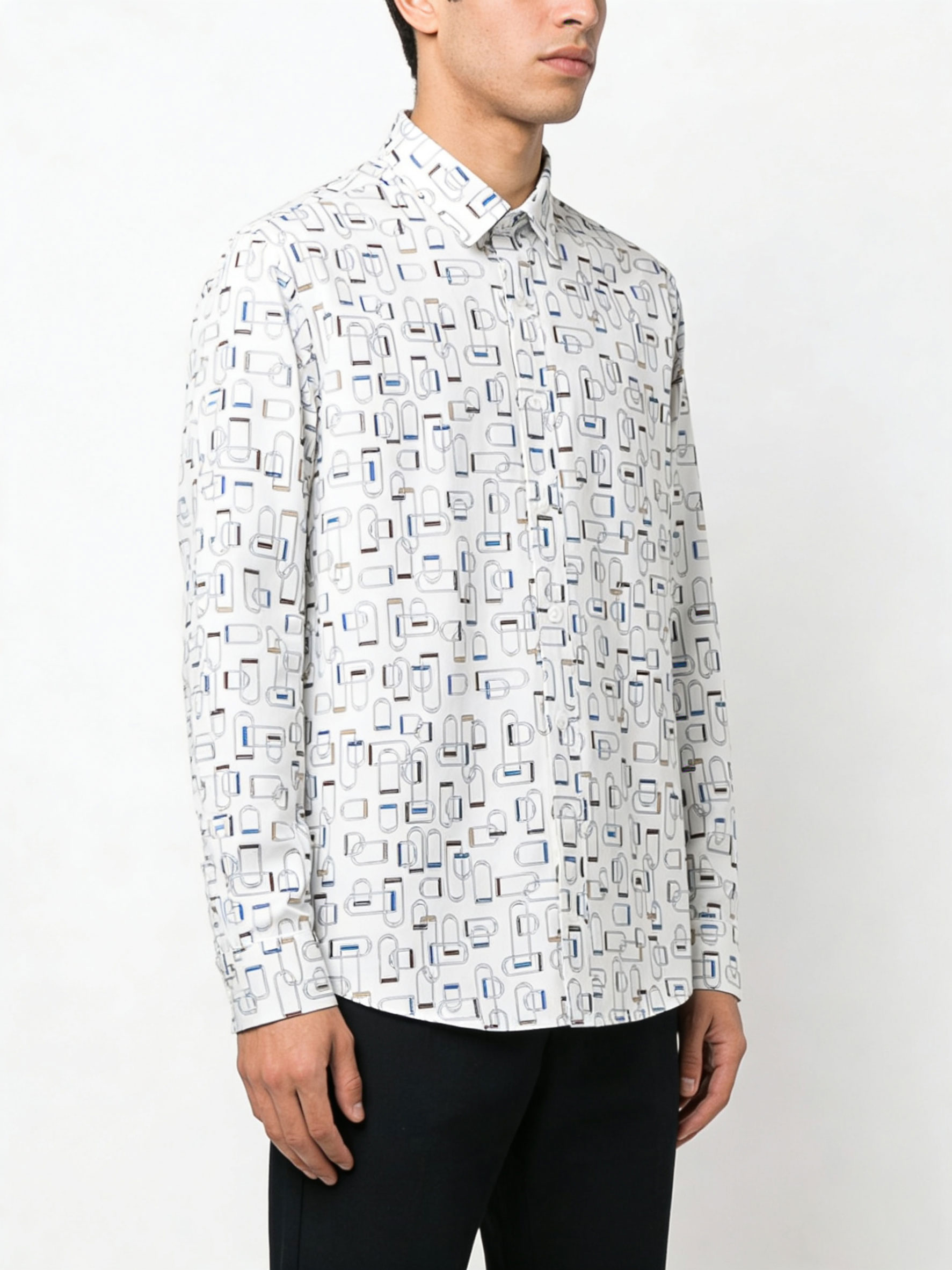 HERMES 爱马仕 26ss最新秋款男士必备款衬衫，定制丝光面料，舒服透气，柔软舒适，上身高端又奢华，
