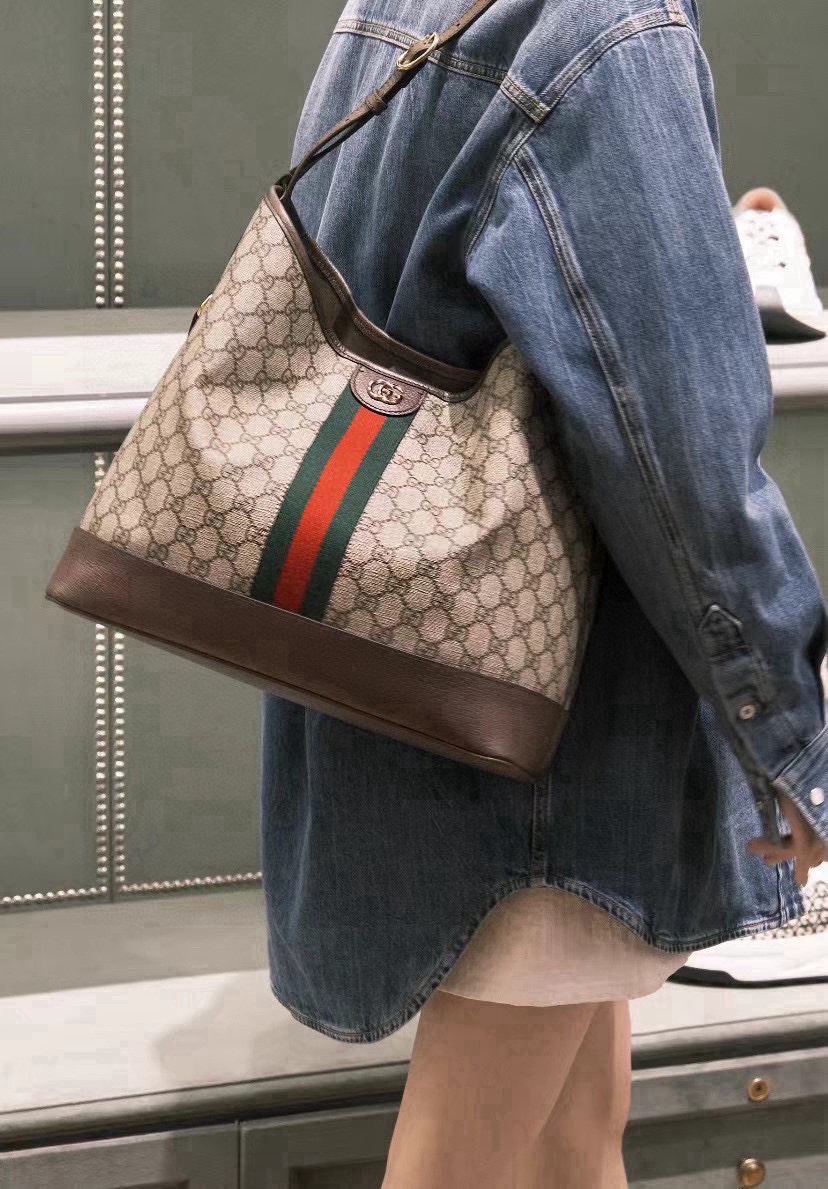 Gucci781392 large size, the coolest and gentlest bucket bag