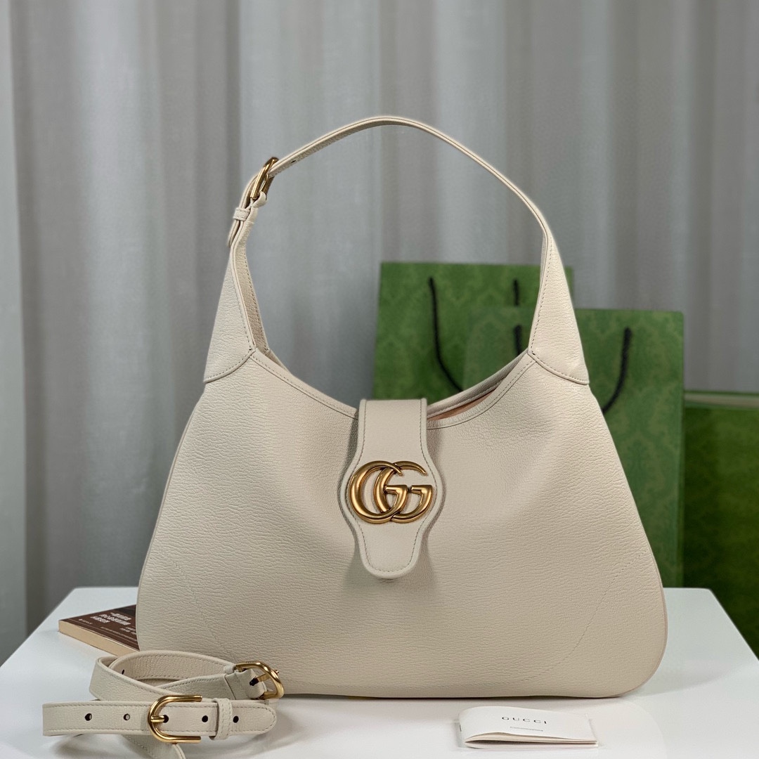 NO:204783,Genuine grade'Aphrodite series medium crescent-shaped shoulder bag, white original goatskin with gold tones, with adjustable shoulder straps, model number 726274 white leather, size 39X38X2~[rose][rose], GUCCI [original leather], gucci, backpacks, sheepskin19860909正品级'Aphrodite系列中号新月造型肩背包,白色原厂山羊皮搭配金色调配件,配可调节式肩带,款号726274白皮,尺寸39X38X2～[玫瑰][玫瑰],GUCCI【原厂皮】,gucci,backpacks,sheepskin,Bag
