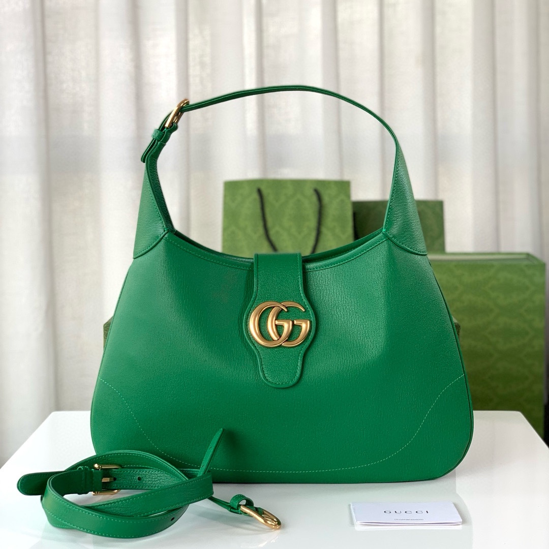 NO:204812,Genuine grade Aphrodite series medium crescent-shaped shoulder bag, green original goatskin with gold tones, with adjustable shoulder straps, model number 726274 green leather, size 39X38X2~[rose][rose], GUCCI [original leather], gucci, backpacks, sheepskin19860909正品级 Aphrodite系列中号新月造型肩背包,绿色原厂山羊皮搭配金色调配件,配可调节式肩带,款号726274绿皮,尺寸39X38X2～[玫瑰][玫瑰],GUCCI【原厂皮】,gucci,backpacks,sheepskin,Bag