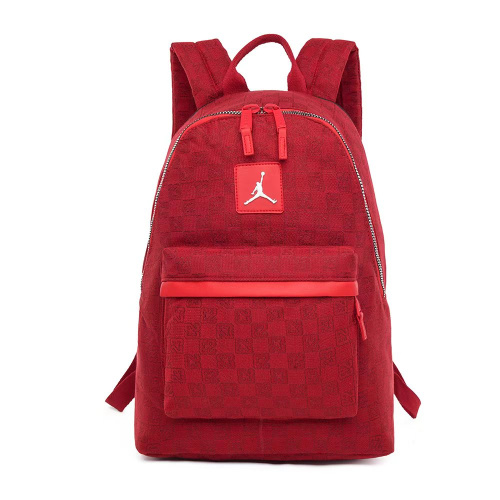 Air Jordan Grid Pattern Backpack Travel Gym Bag for Men and Women 1 Air Jordan Grid Pattern Backpack Travel Gym Bag for Men and Women