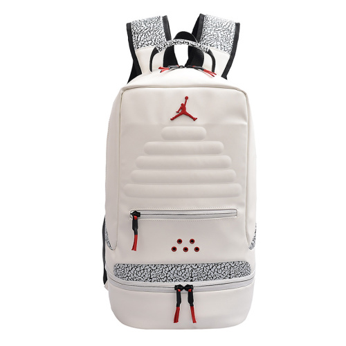 Air Jordan PU Leather Backpack, Student Sports Rucksack, Laptop Basketball Bag 1 Air Jordan PU Leather Backpack, Student Sports Rucksack, Laptop Basketball Bag