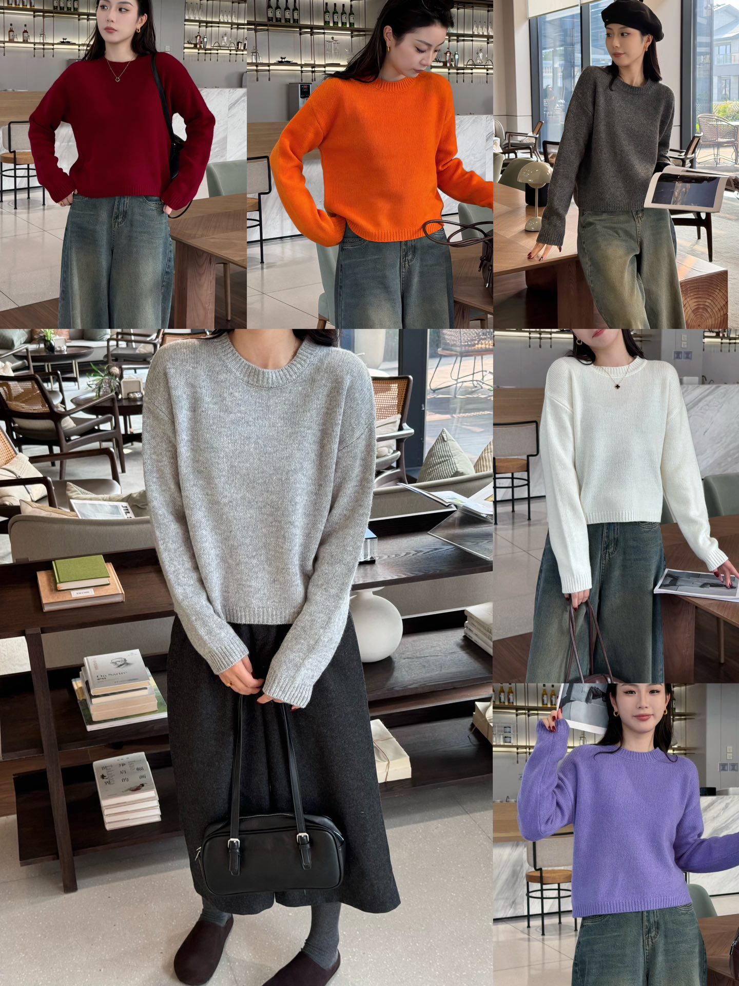 High-End Women’s Suit with Kosher Sweaters and Knitty Shirts for Autumn/Winter - 图片 1