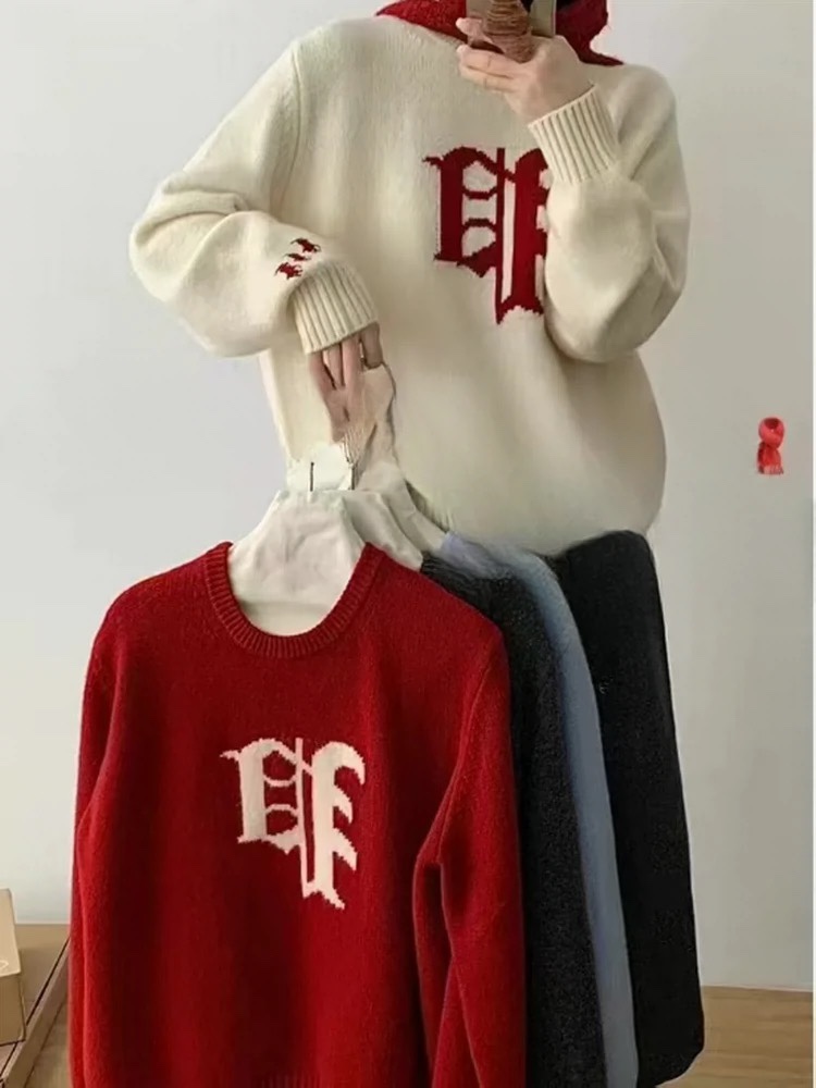 2024 High-Quality Women’s Red New Year’s Clothes Collection - 图片 4