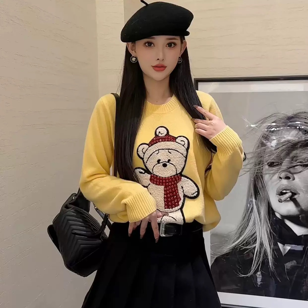 P495 HIGH QUALITY WOMEN’S CLOTHES PACKED WITH MOSCINO’S NEW SWEATER FULL OF HAIR. - 图片 9