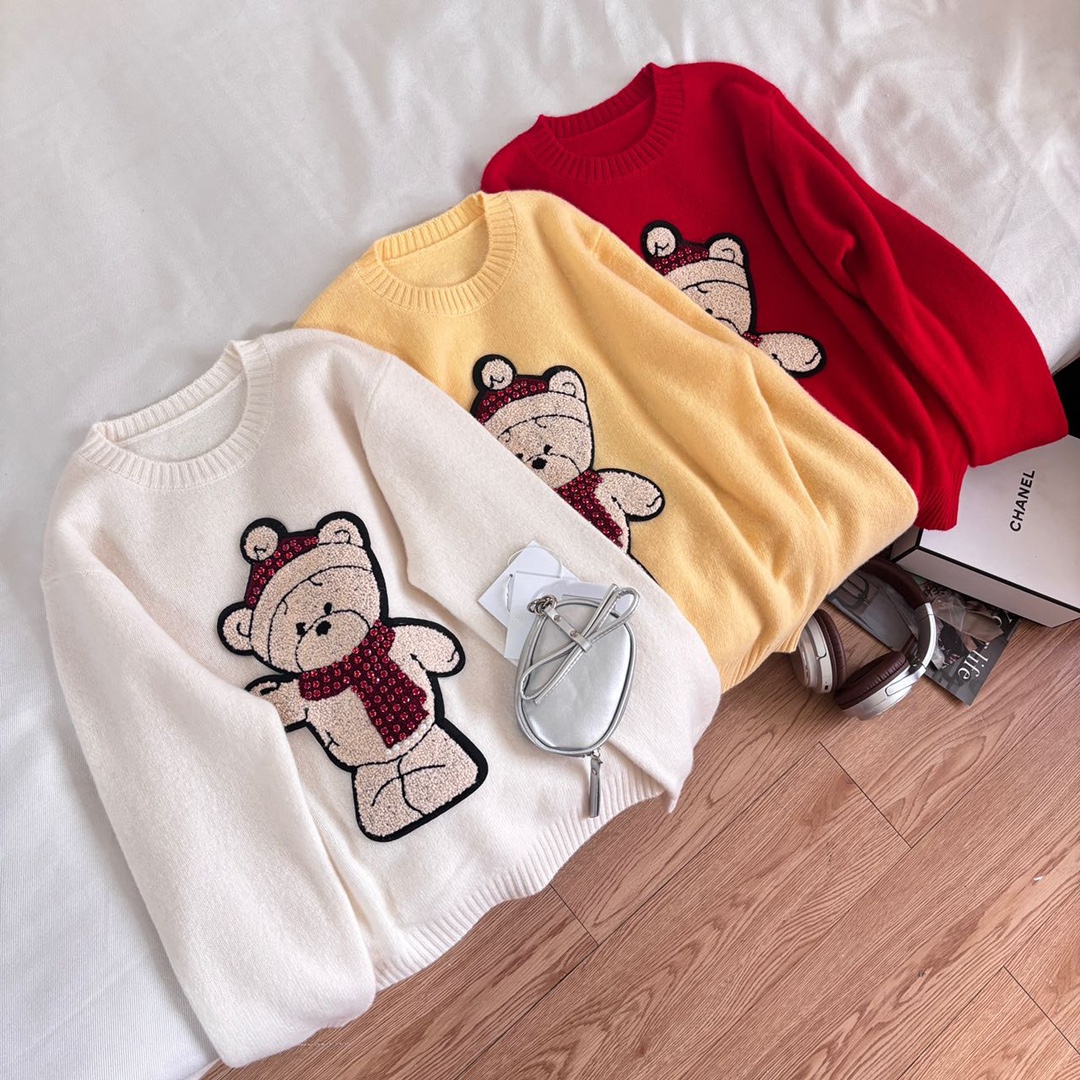 P495 HIGH QUALITY WOMEN’S CLOTHES PACKED WITH MOSCINO’S NEW SWEATER FULL OF HAIR. - 图片 7