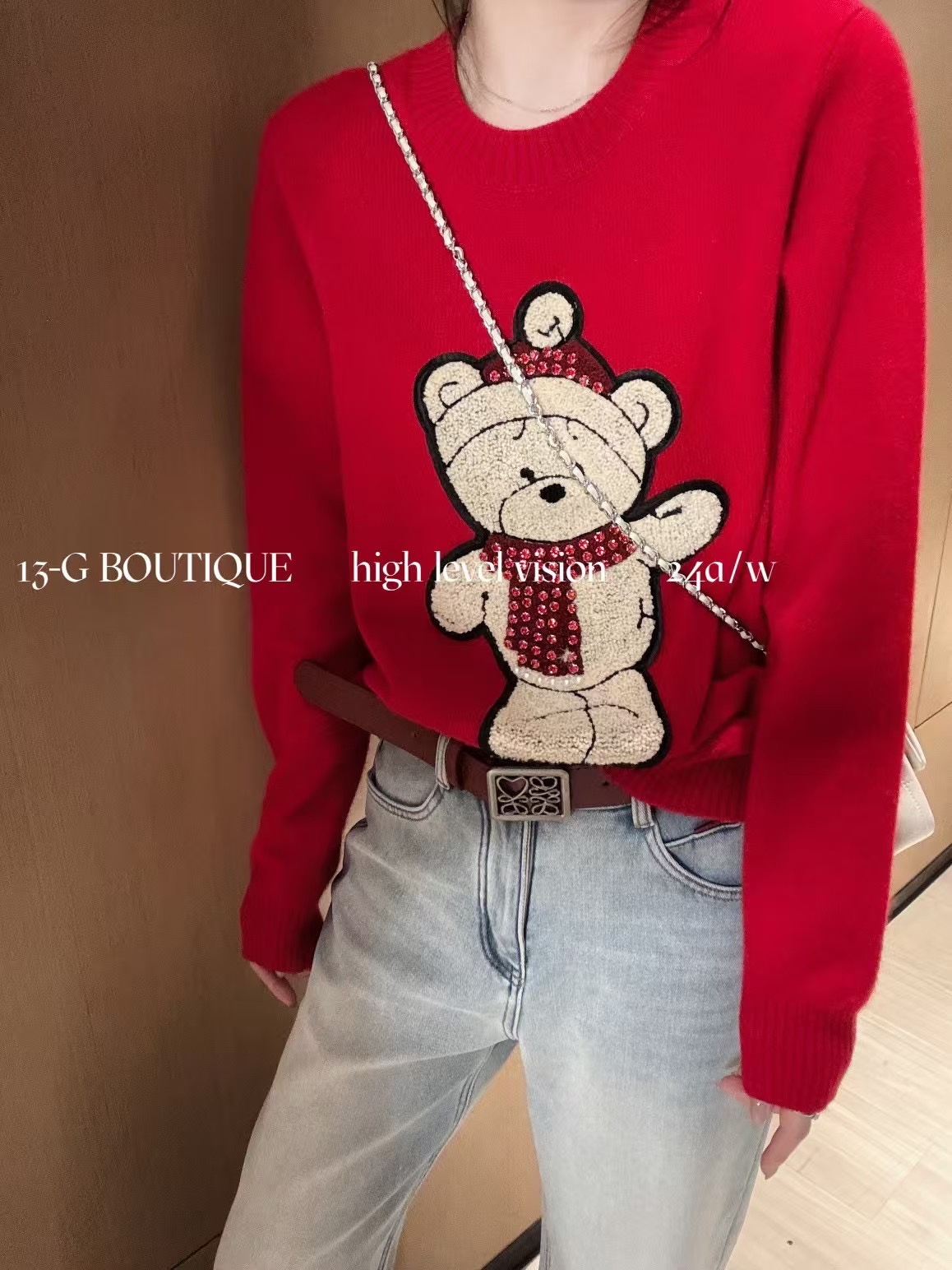 P495 HIGH QUALITY WOMEN’S CLOTHES PACKED WITH MOSCINO’S NEW SWEATER FULL OF HAIR. - 图片 5