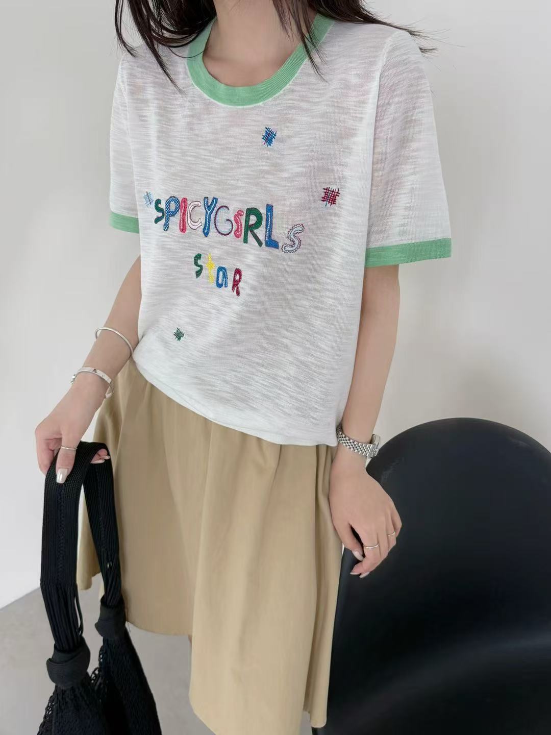 2025 Queen of the West Women’s High-End Suit with Stylish Short-Sleeved T-shirt - 图片 3