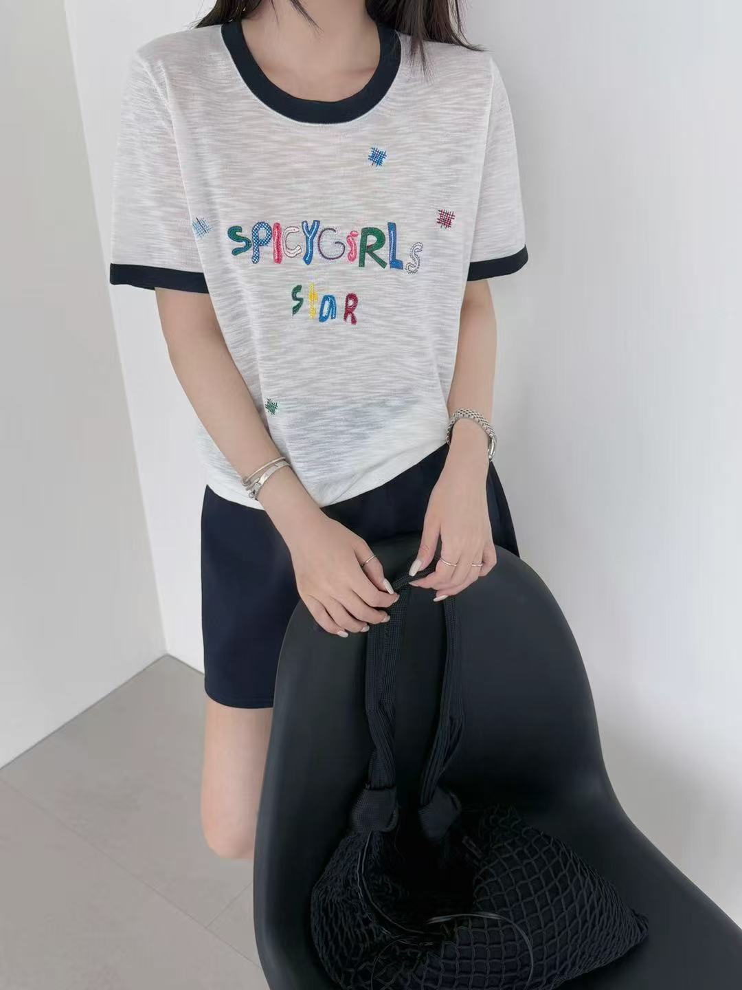 2025 Queen of the West Women’s High-End Suit with Stylish Short-Sleeved T-shirt - 图片 7