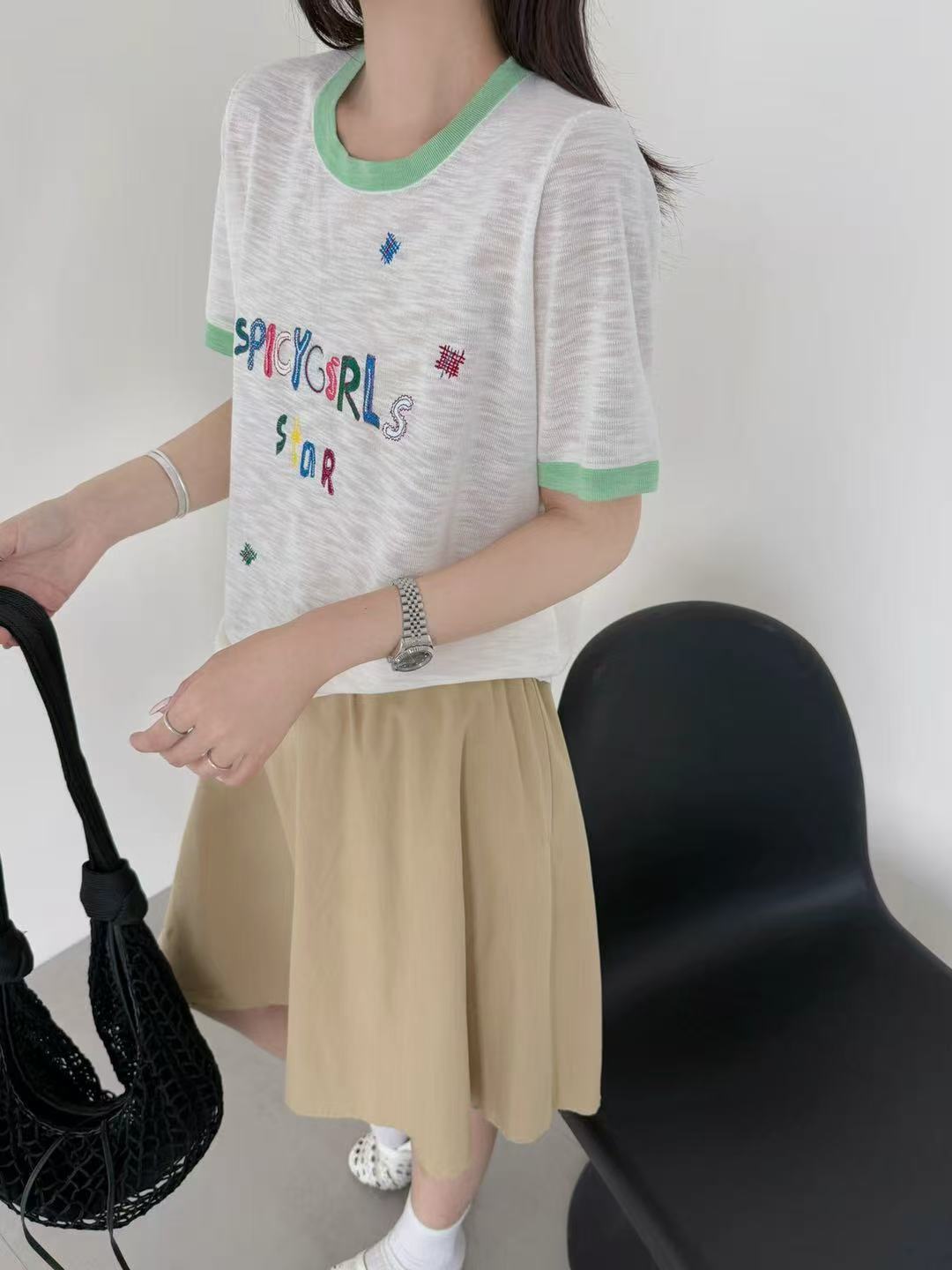 2025 Queen of the West Women’s High-End Suit with Stylish Short-Sleeved T-shirt - 图片 1