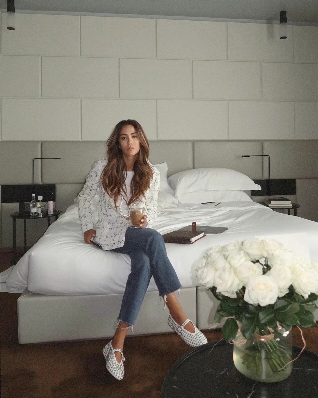 NO:264681,Pairing demonstration, ballet shoes19860909上脚搭配示范,芭蕾舞鞋,Women's Shoes