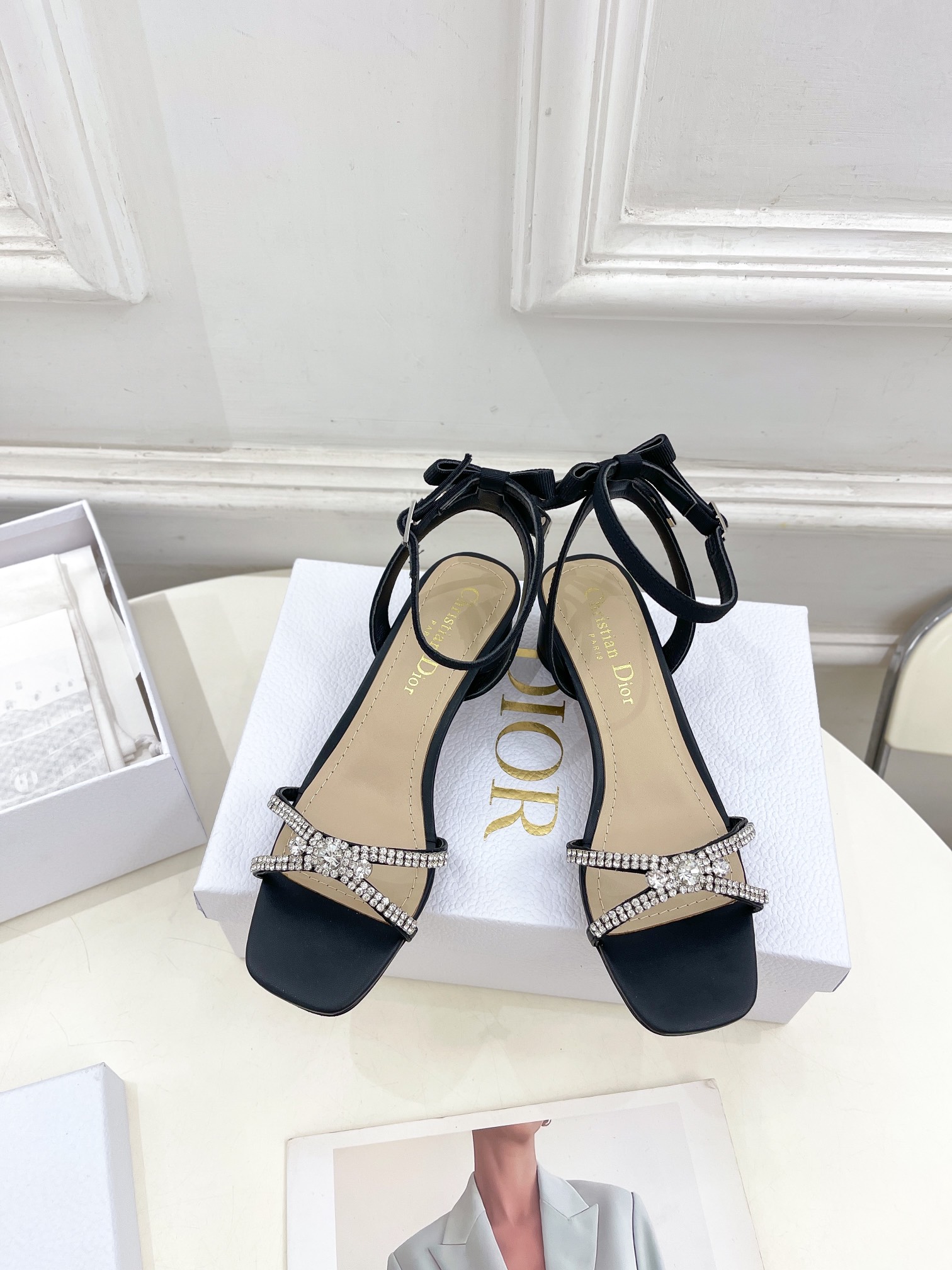 Shop the Best High Quality
 Dior Shoes Sandals Cowhide Genuine Leather Sheepskin Spring Collection Sunset