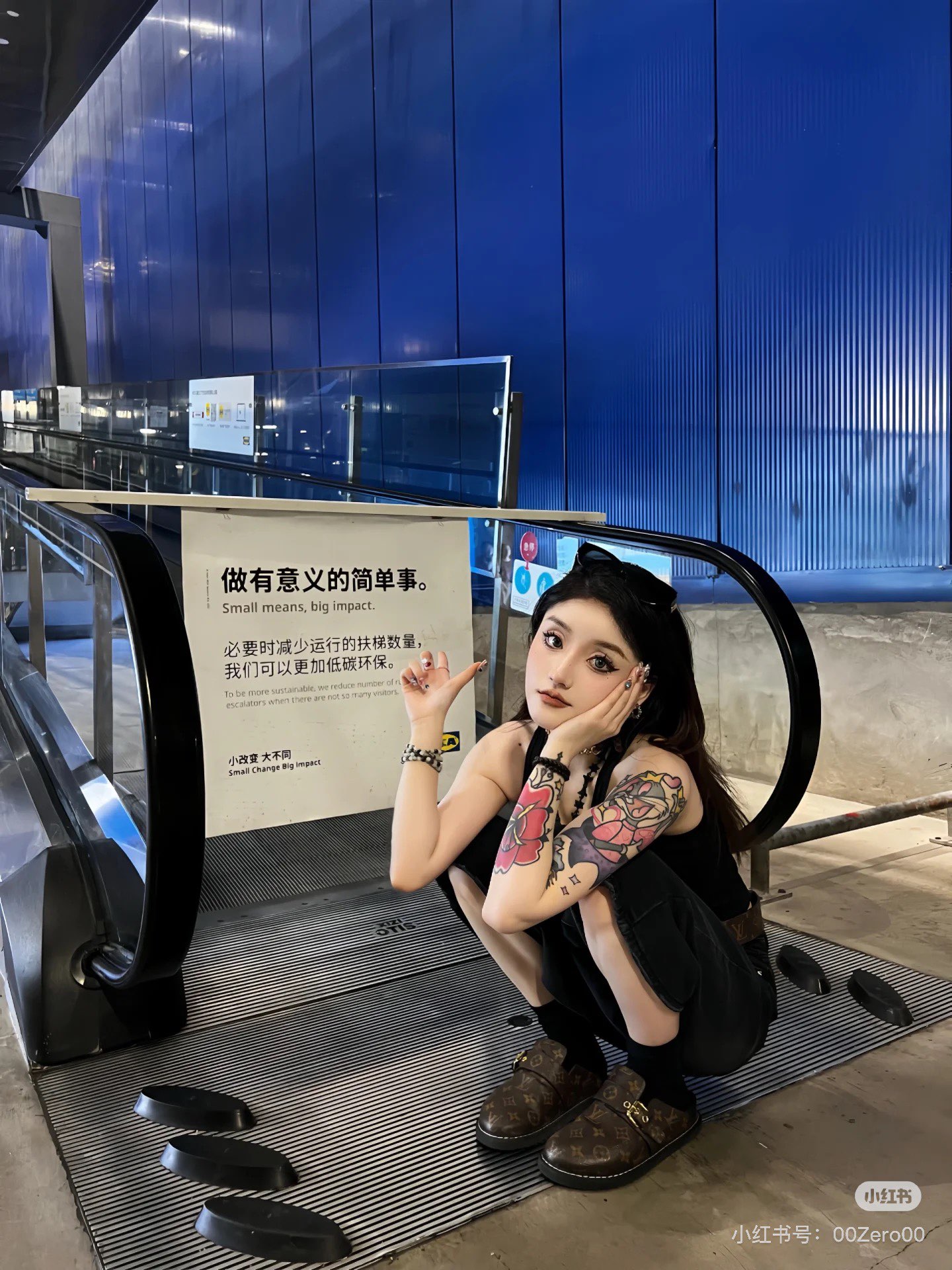 NO:487716,Demonstration of foot fitting, half drag19860909上脚搭配示范,半拖,Women's Shoes