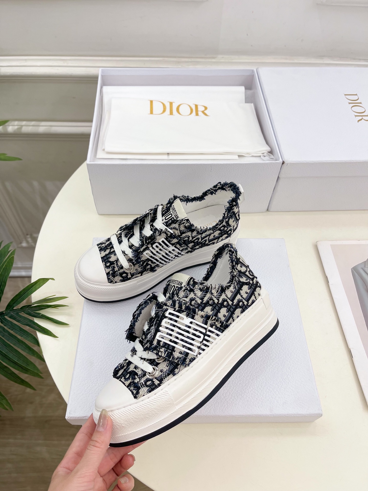 Dior |  迪奥  25𝐬𝐬 

🧡💚2025早春新品 顶级版本⚠️
专柜主打新款Walk'n'Di