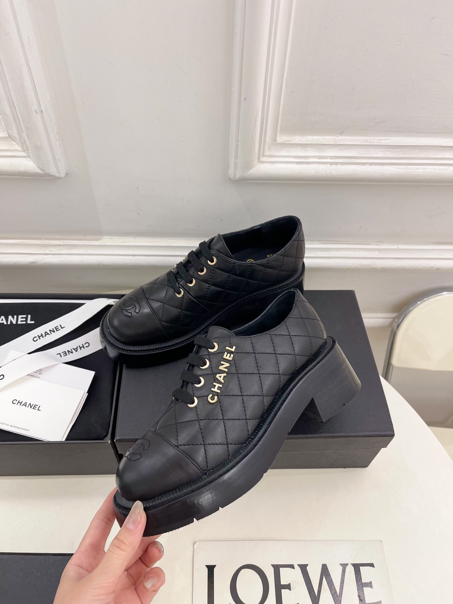 𝐂𝐇𝐀𝐍𝐄𝐋  | 小香  25𝐬𝐬 

🦋2025 春夏新品  专柜经典款 小香双C菱格字母扣中古小皮