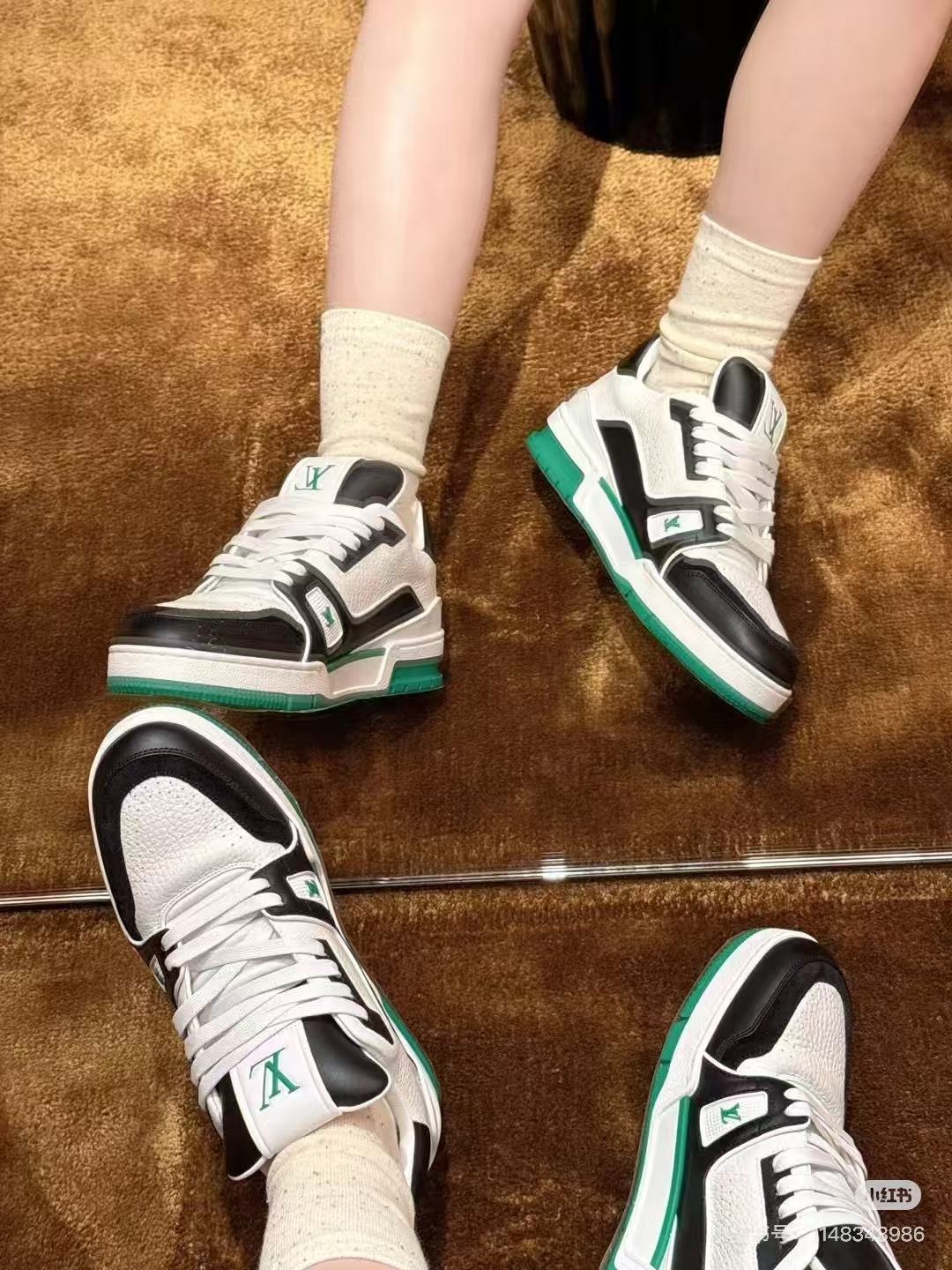 NO:241319,Green footwear picture, casual shoes/sports shoes, sneakers19860909绿色上脚图,休闲鞋/运动鞋,sneakers,Women's Shoes