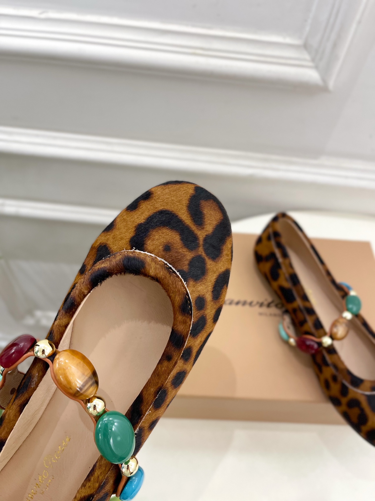Gianvito Rossi｜吉安维托·罗西  25𝐬𝐬

2025春夏新品 GR彩色宝石玛丽珍芭蕾舞鞋