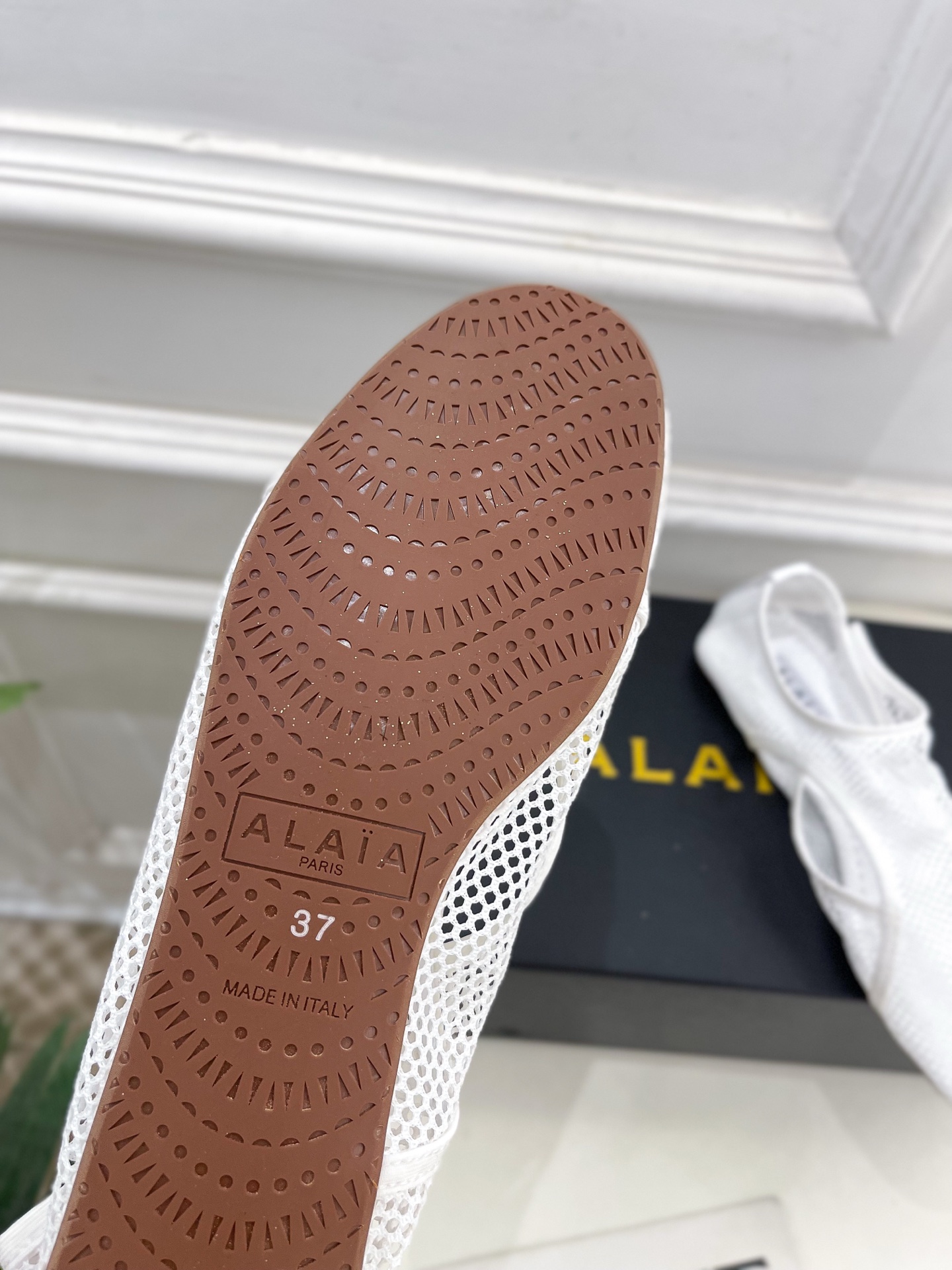 ALAÏA 阿莱亚25SS春夏新品 渔网芭蕾平底鞋
—————————
Alaïa作为这两年最受欢迎的鬼