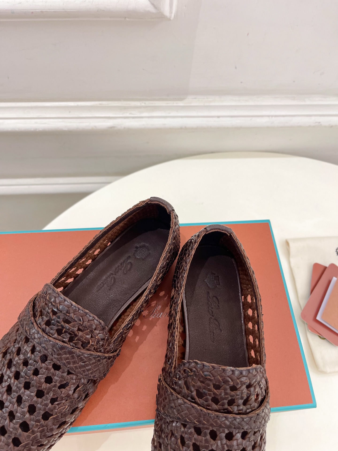 Loro Piana 乐悠翩雅 代购级别⚠️2025春夏新品 Leon镂空编织乐福鞋 —————————