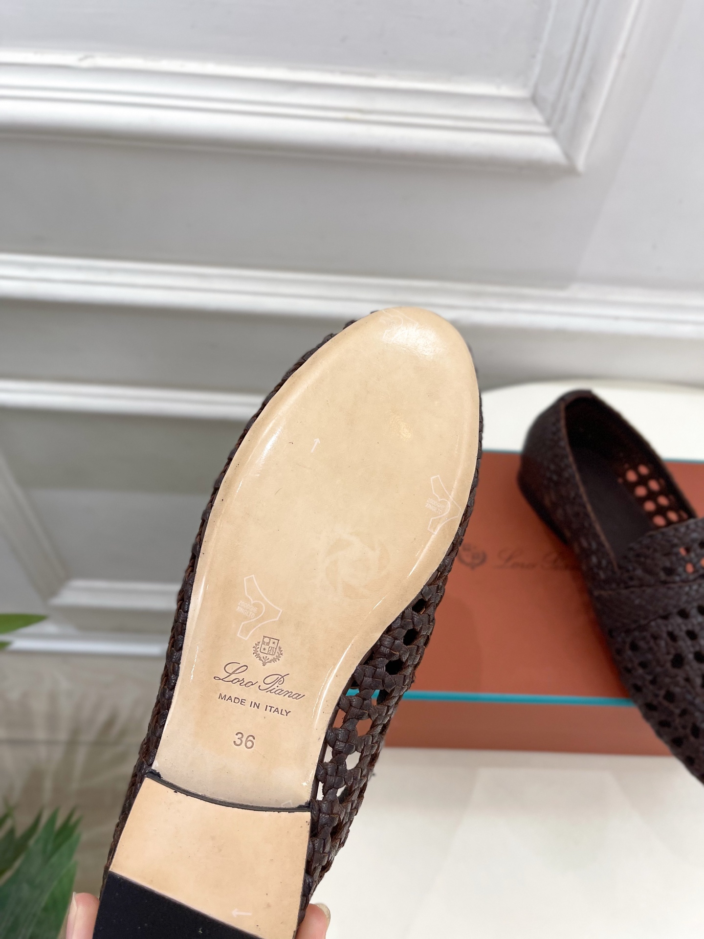 Loro Piana 乐悠翩雅 代购级别⚠️2025春夏新品 Leon镂空编织乐福鞋 —————————