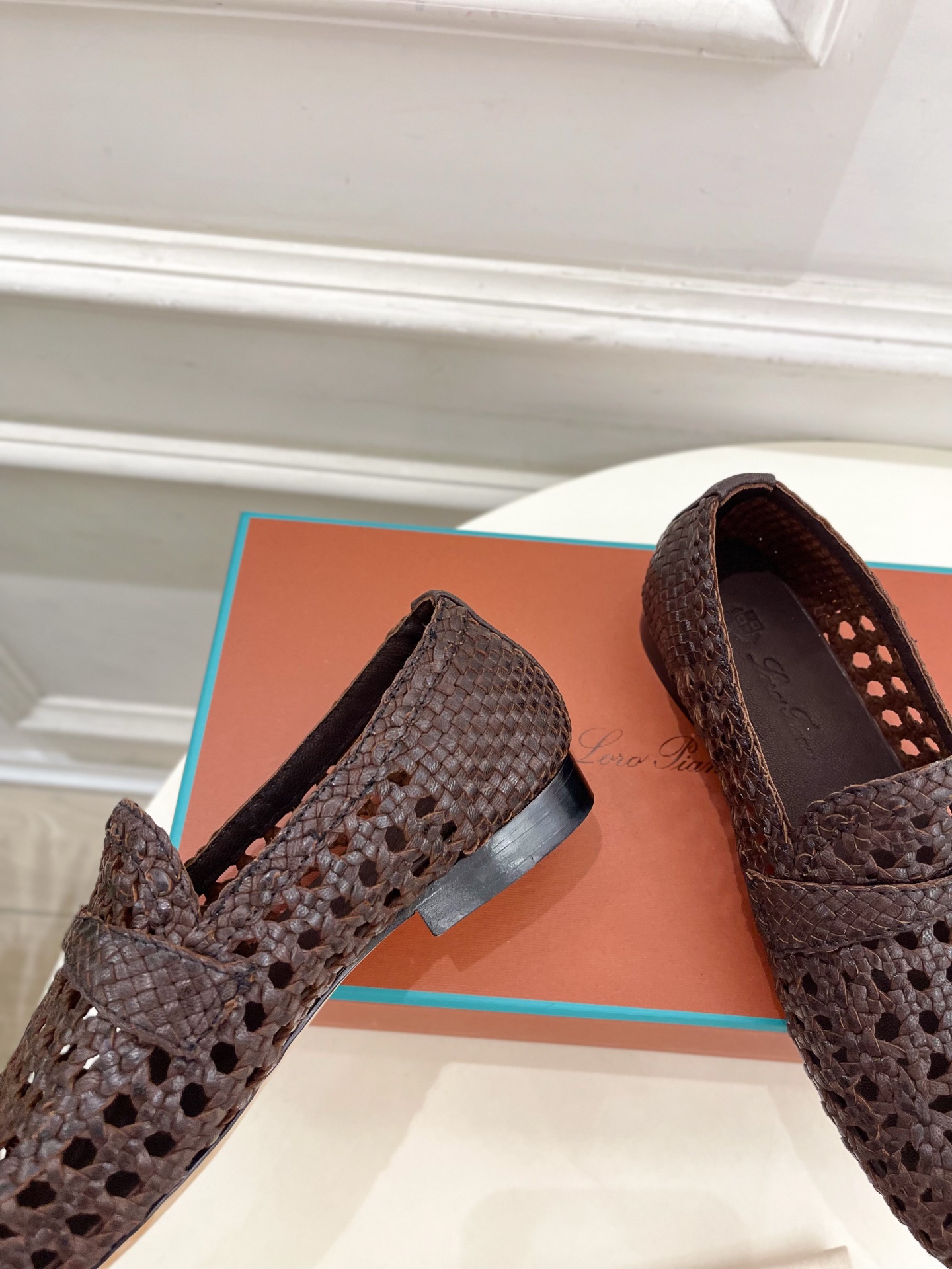 Loro Piana 乐悠翩雅 代购级别⚠️2025春夏新品 Leon镂空编织乐福鞋 —————————