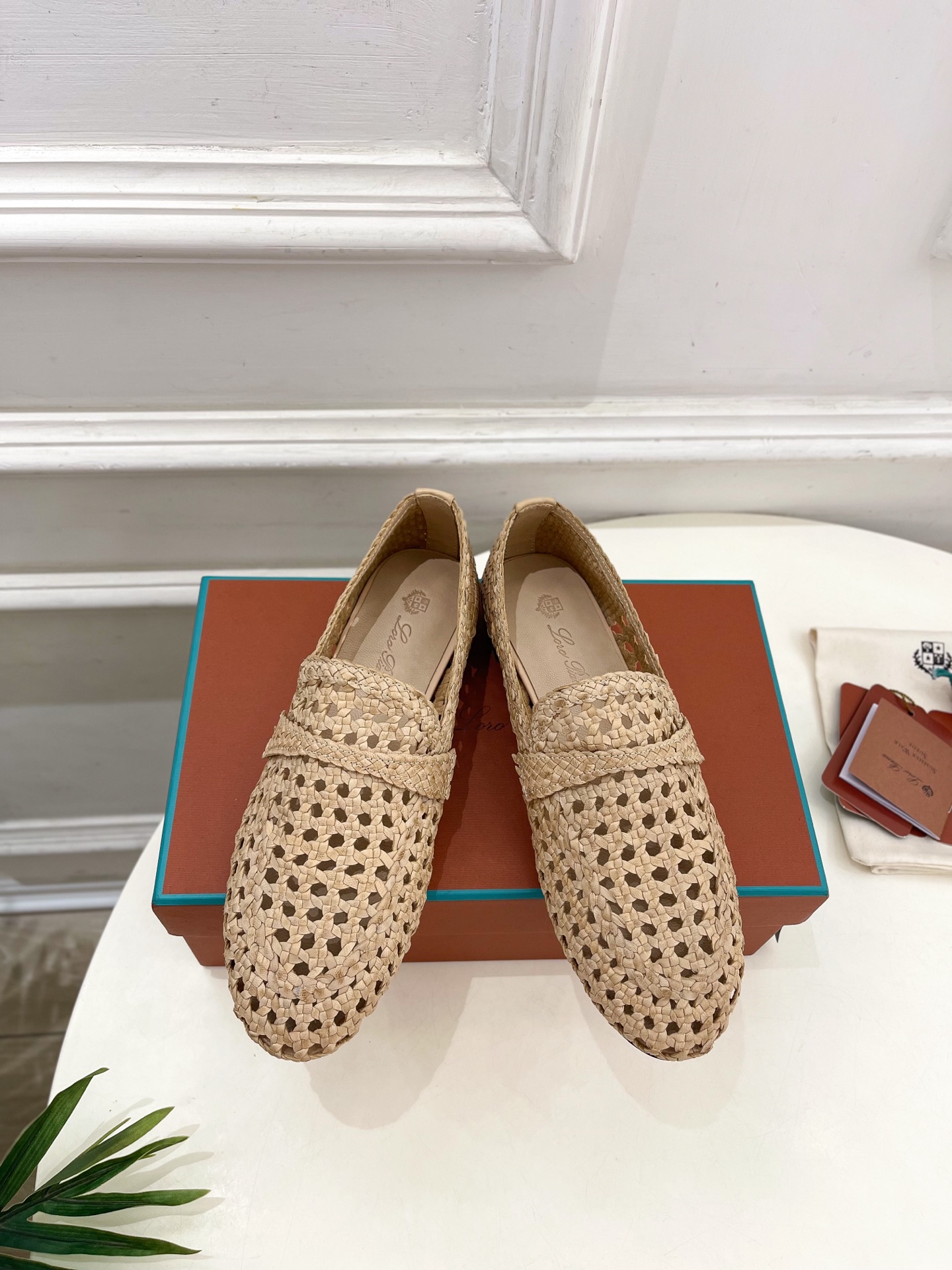 Loro Piana 乐悠翩雅 代购级别⚠️2025春夏新品 Leon镂空编织乐福鞋 —————————