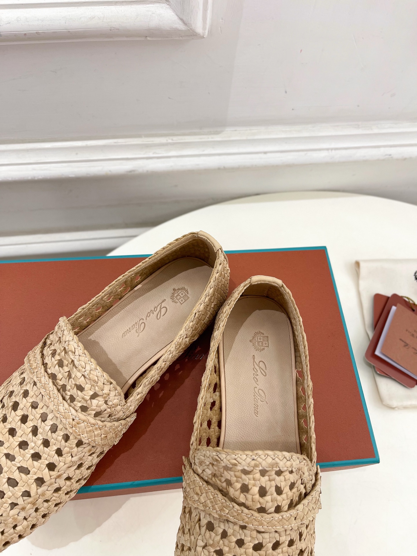 Loro Piana 乐悠翩雅 代购级别⚠️2025春夏新品 Leon镂空编织乐福鞋 —————————