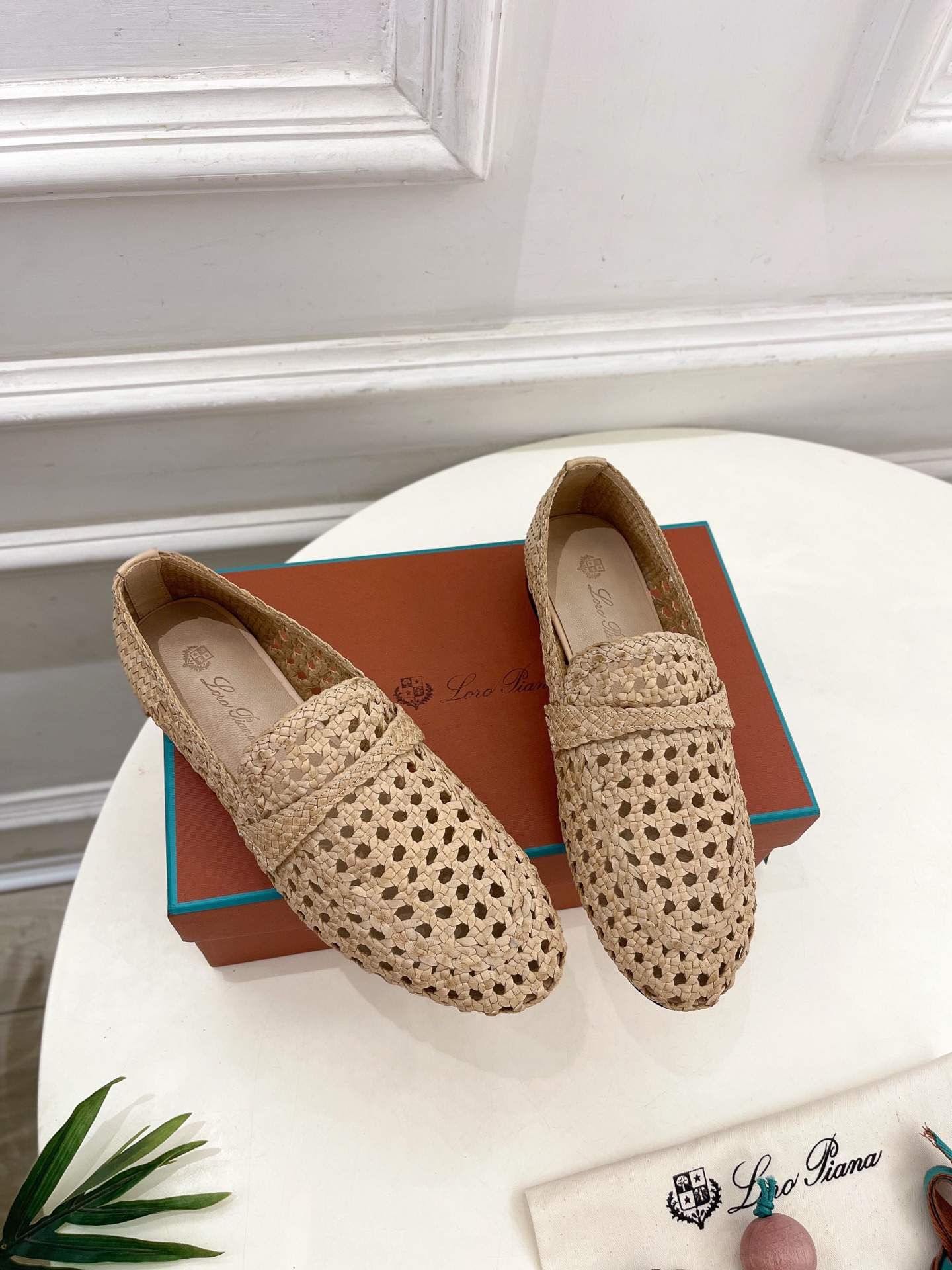 Loro Piana 乐悠翩雅 代购级别⚠️2025春夏新品 Leon镂空编织乐福鞋 —————————