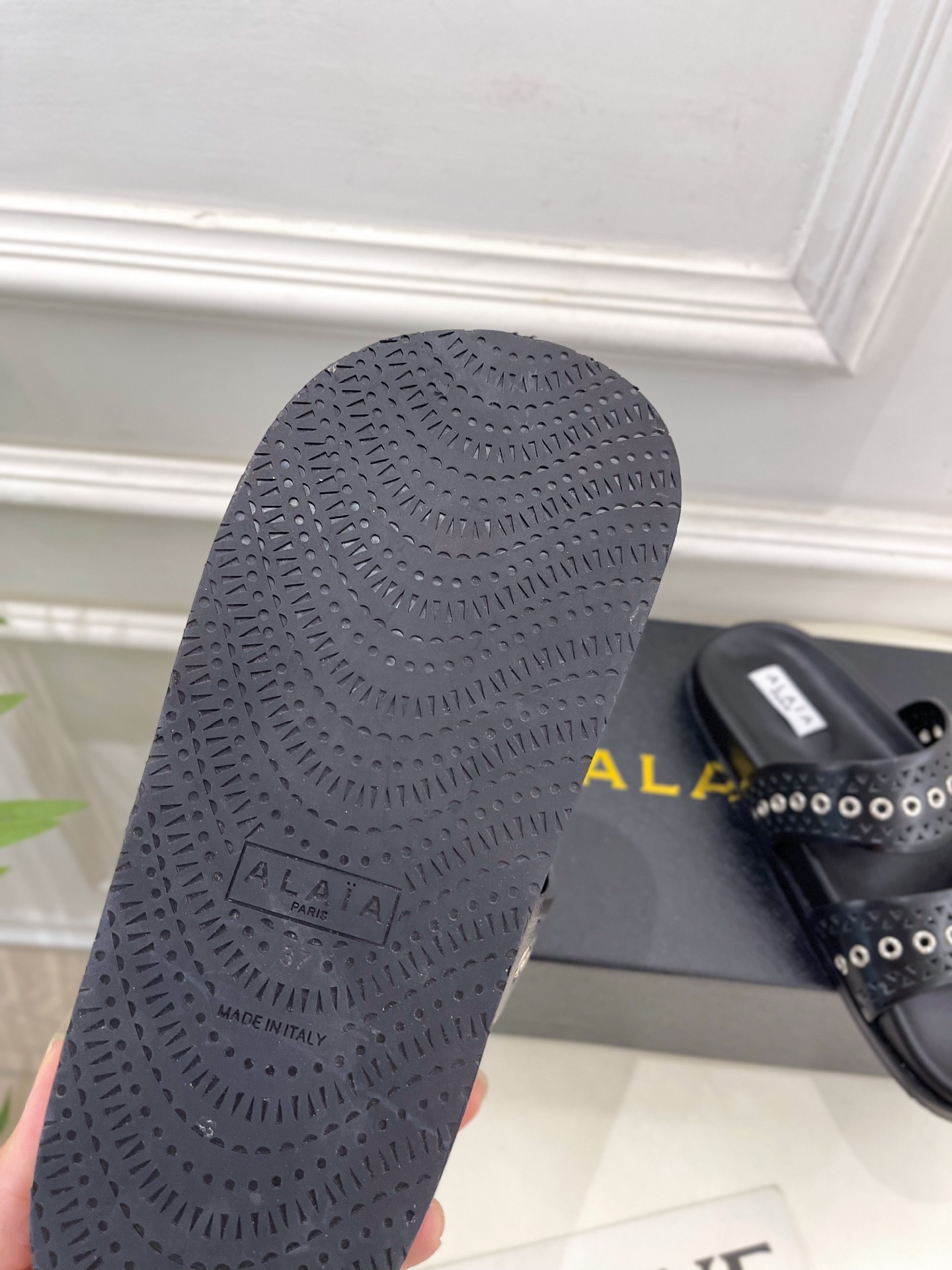 ALAÏA 阿莱亚25SS春夏新品 镂空鸡眼休闲平底鞋
—————————
Alaïa作为这两年最受欢迎